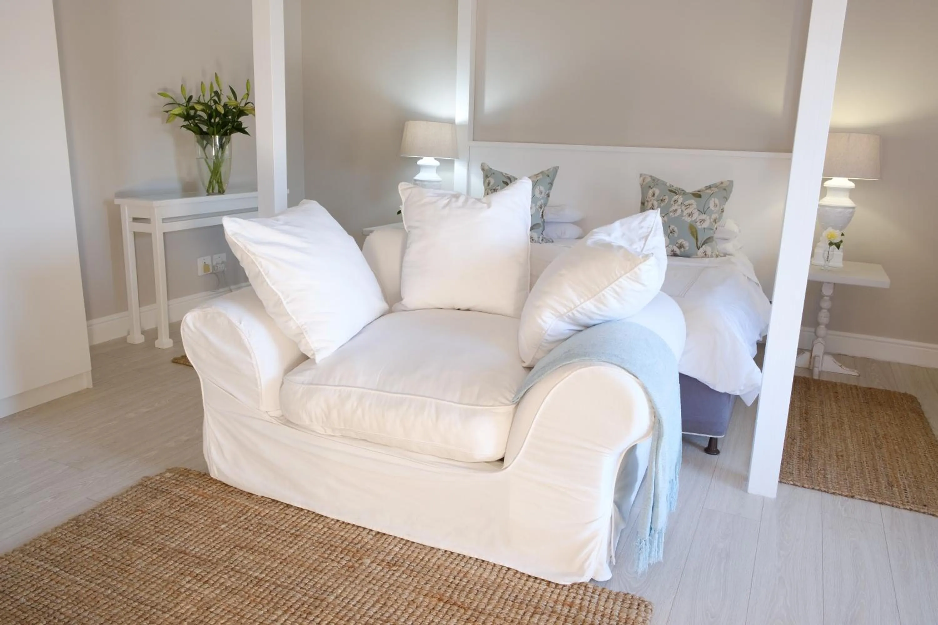 Bed in Constantia White Lodge Guest House