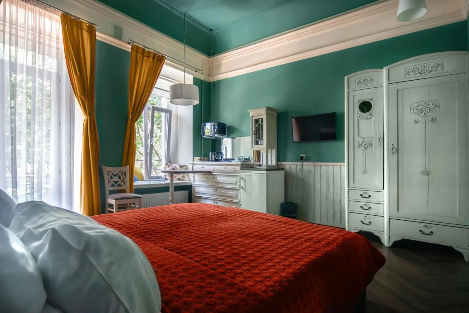 Bed in Apart Hotel Michelle