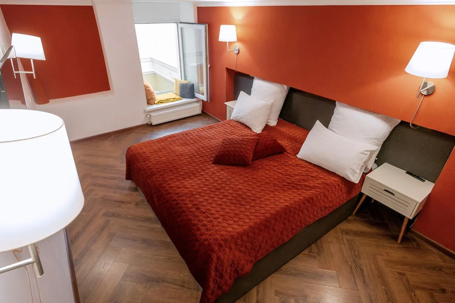 Bed in Apart Hotel Michelle