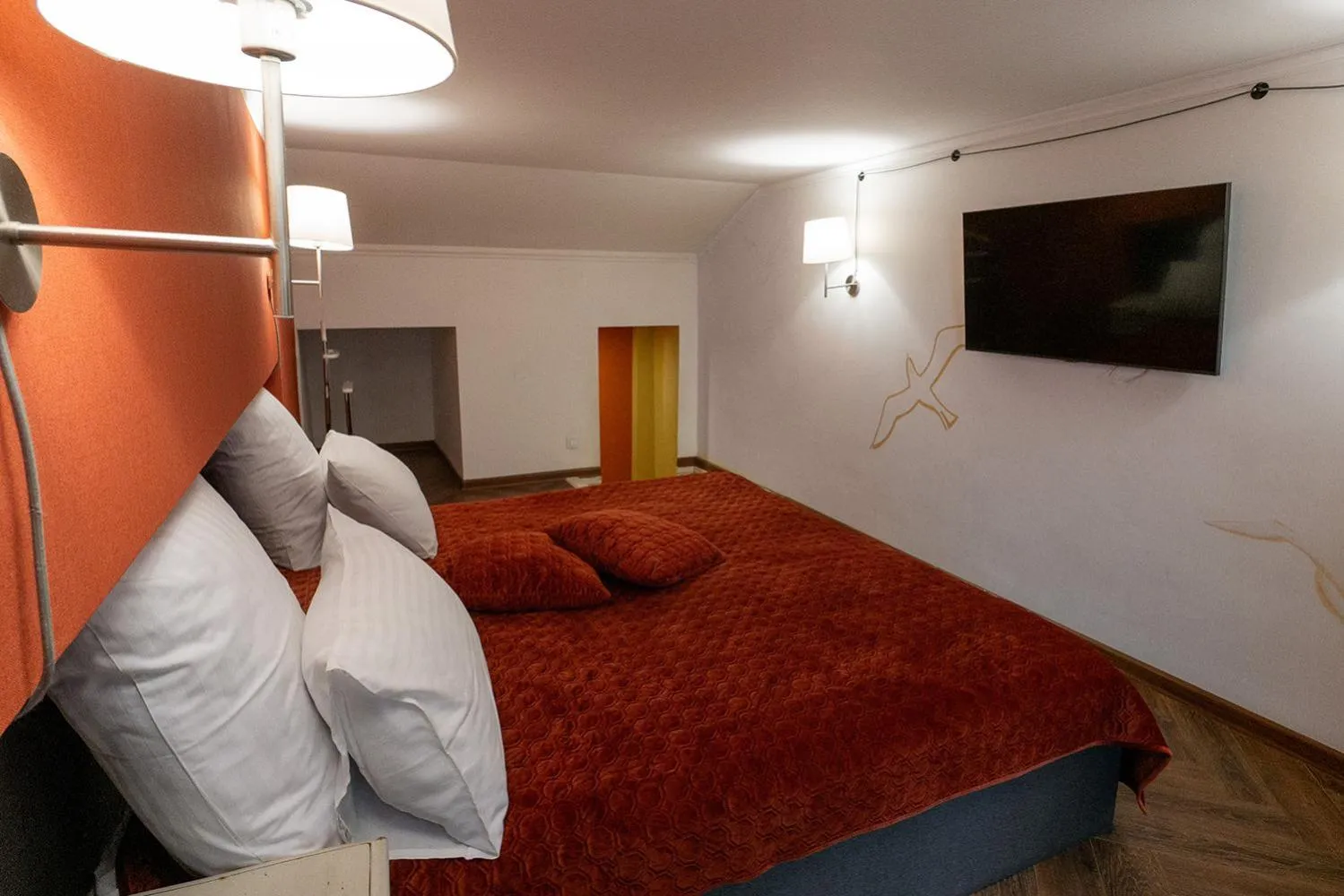 Bed in Apart Hotel Michelle