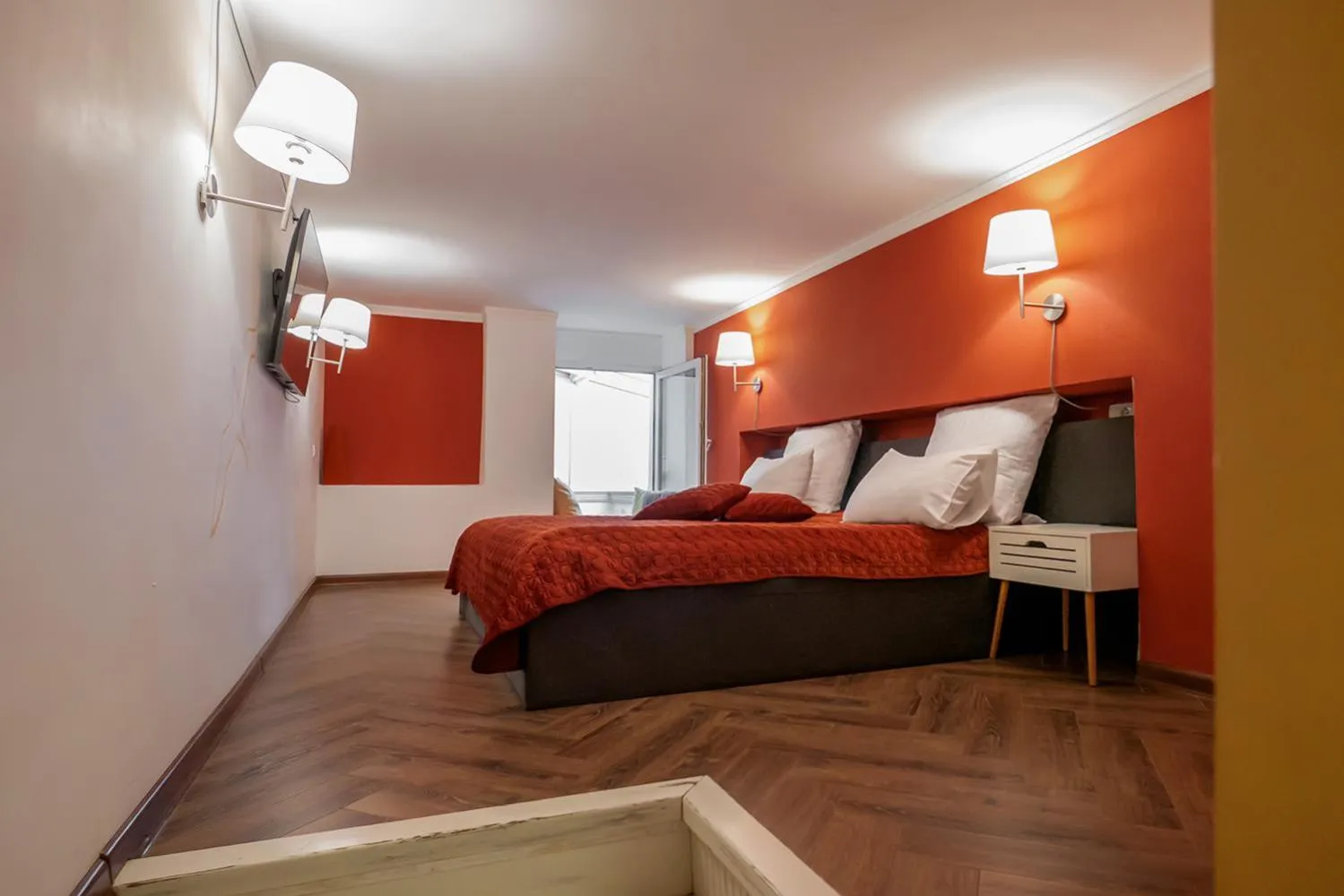 Bed in Apart Hotel Michelle