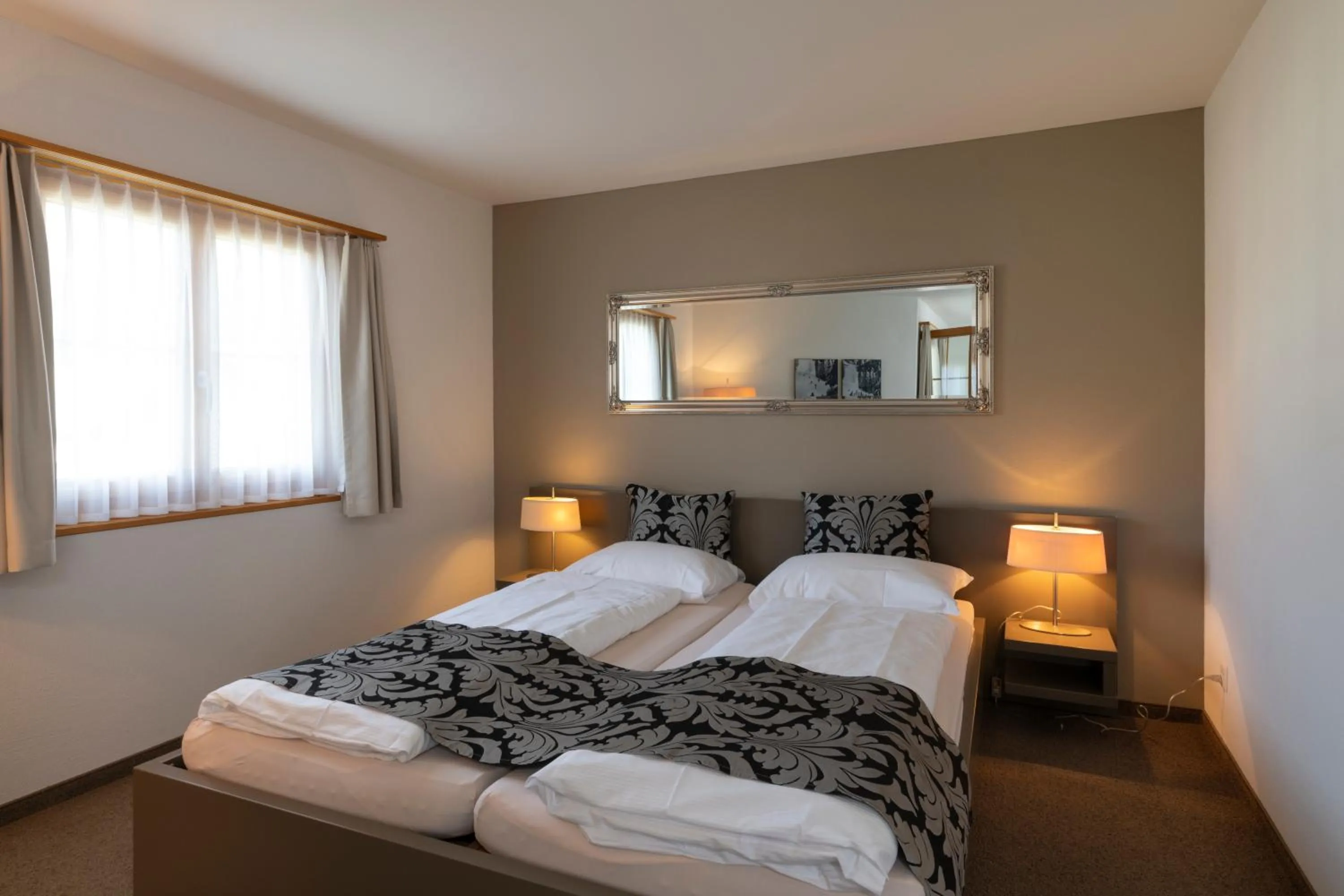 Bed in Hotel Allegra