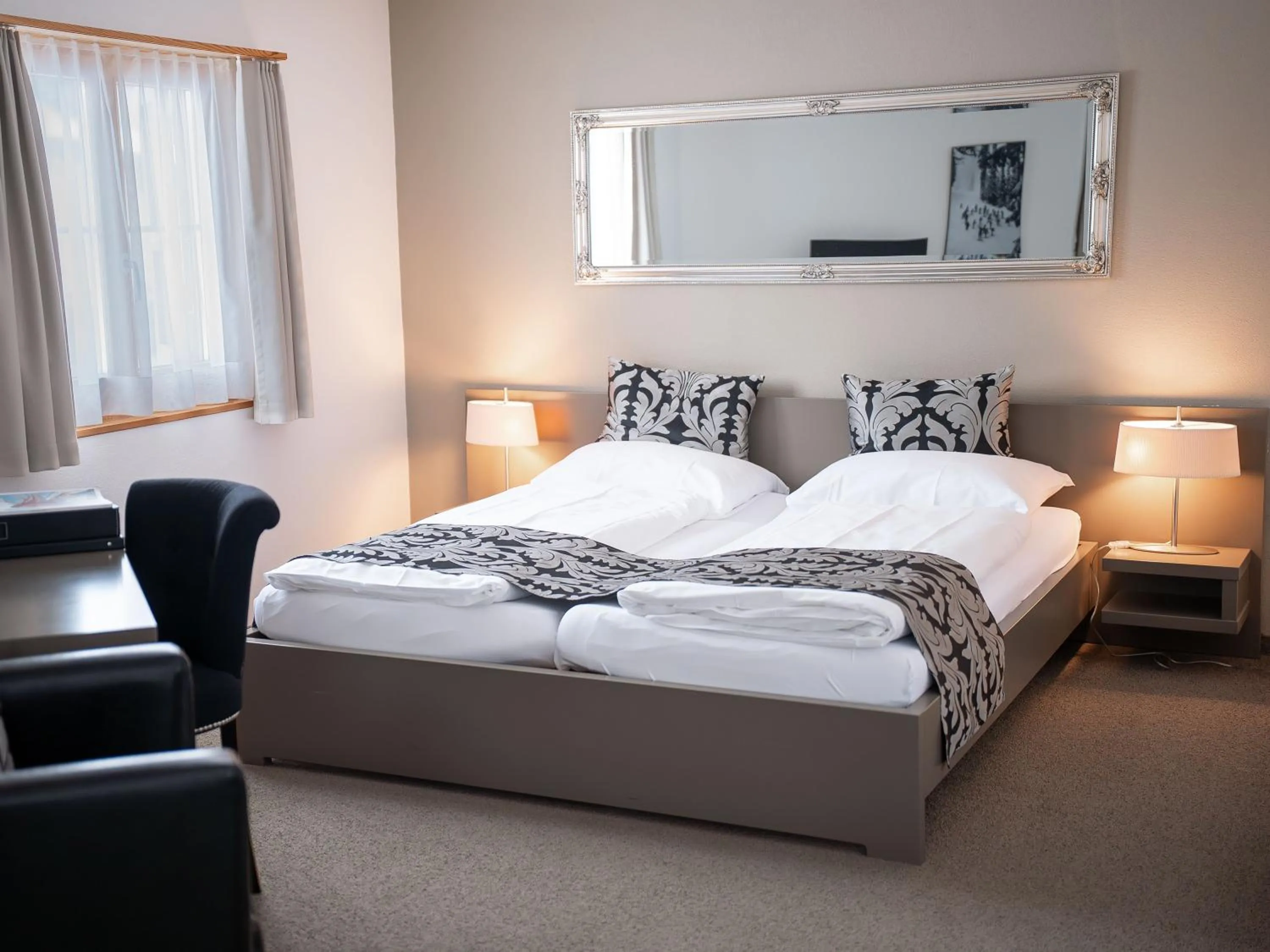 Bed in Hotel Allegra