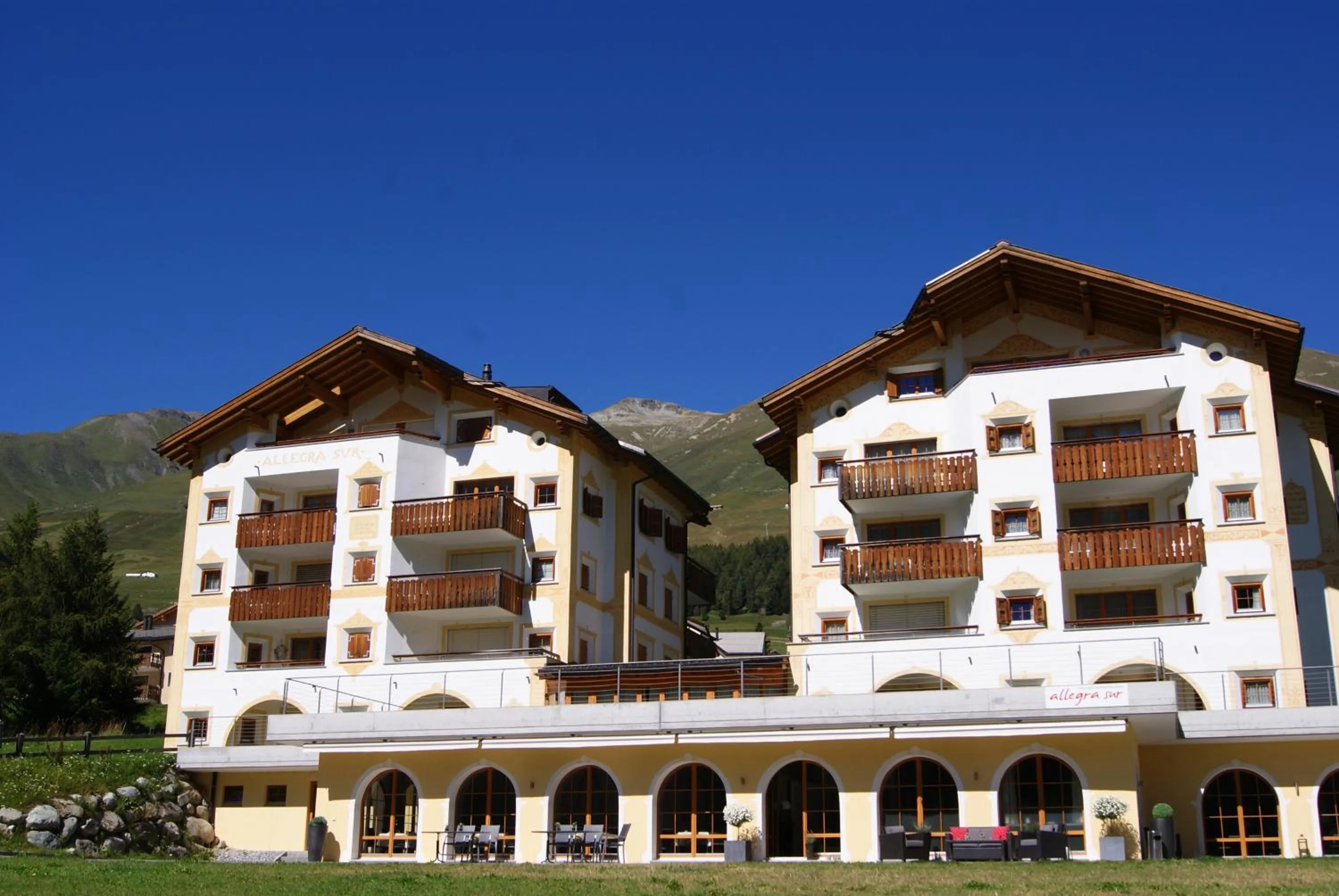 Facade/entrance in Hotel Allegra