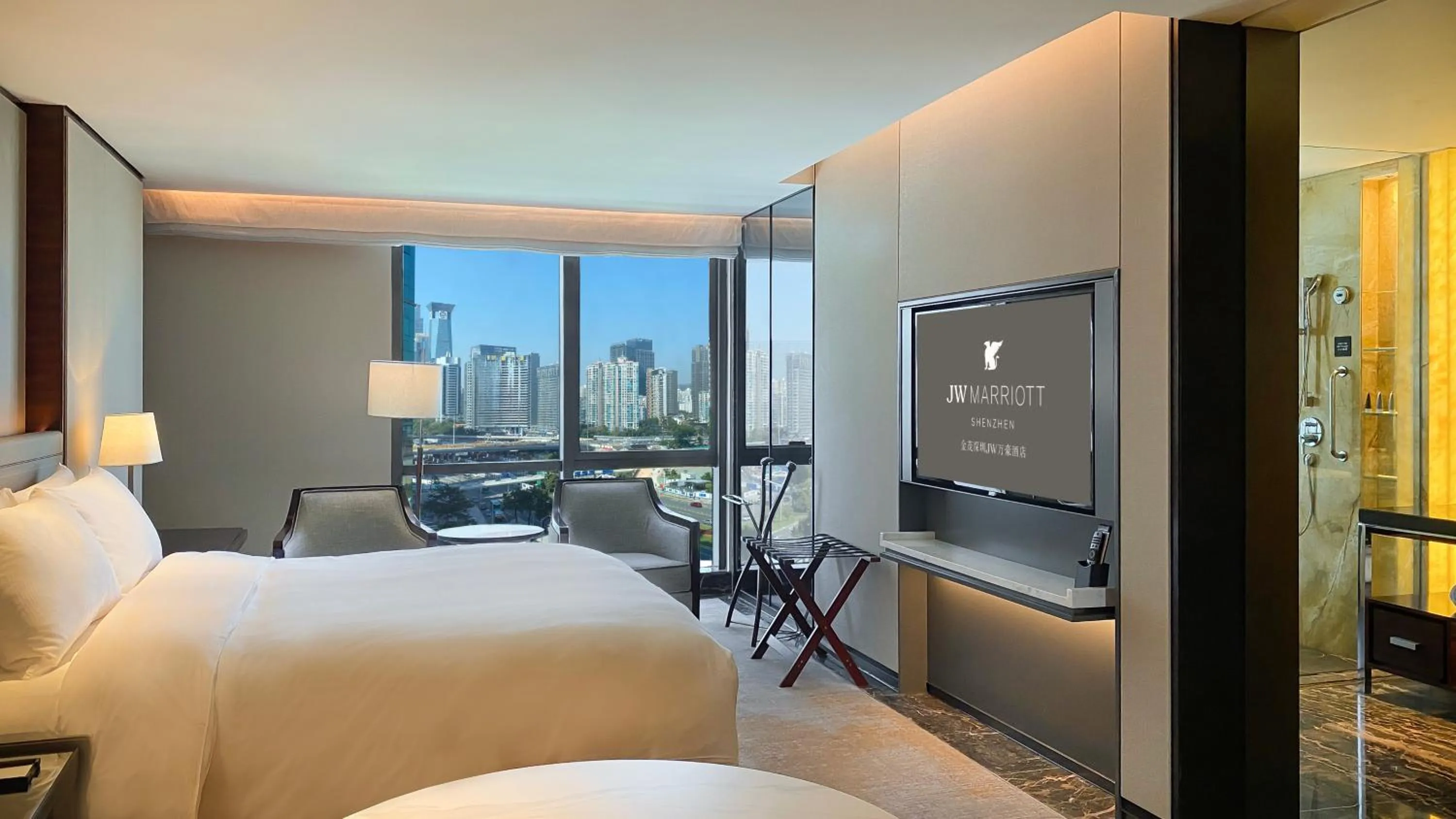 Bed in JW Marriott Hotel Shenzhen