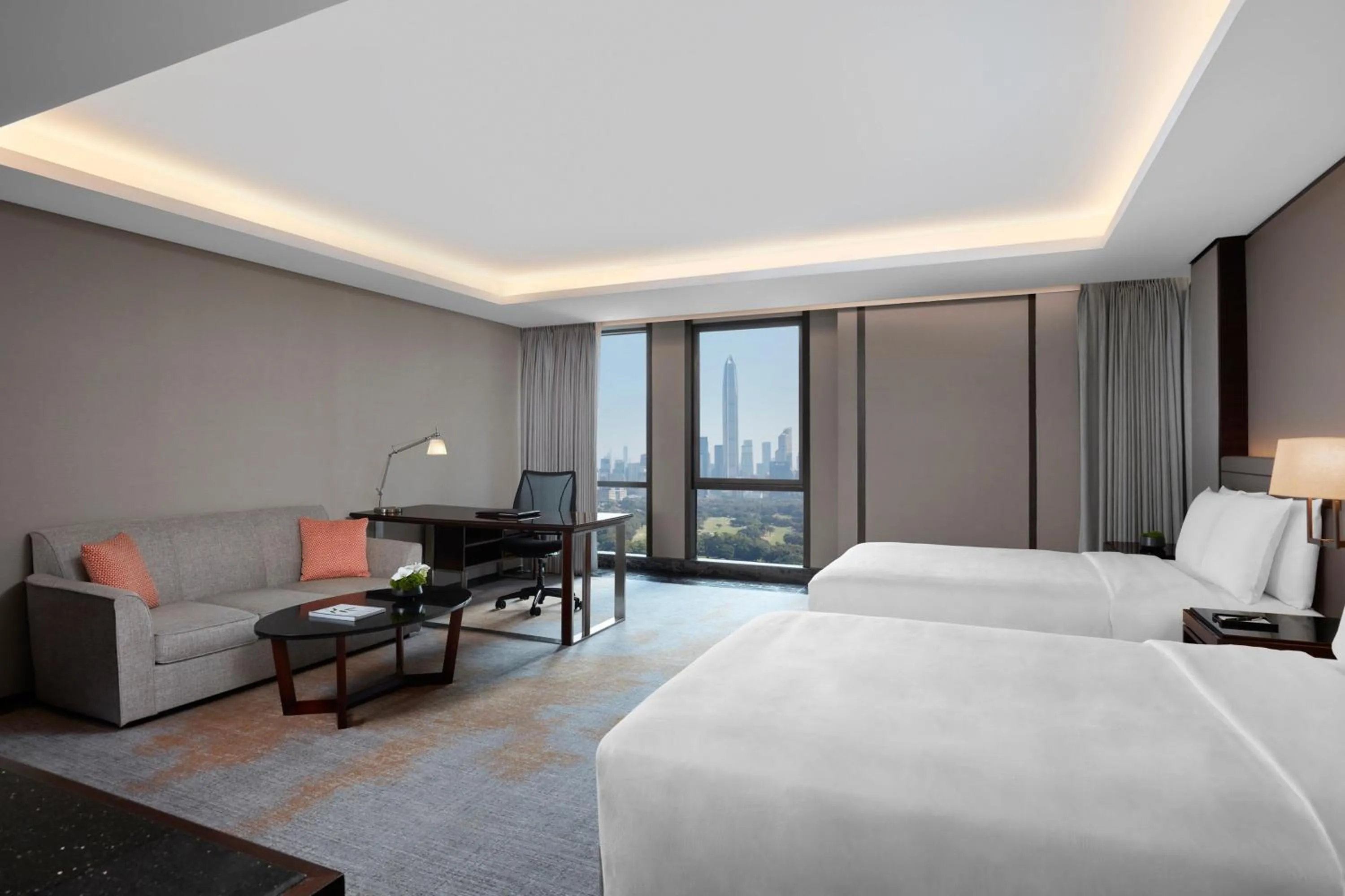 Photo of the whole room, Bed in JW Marriott Hotel Shenzhen