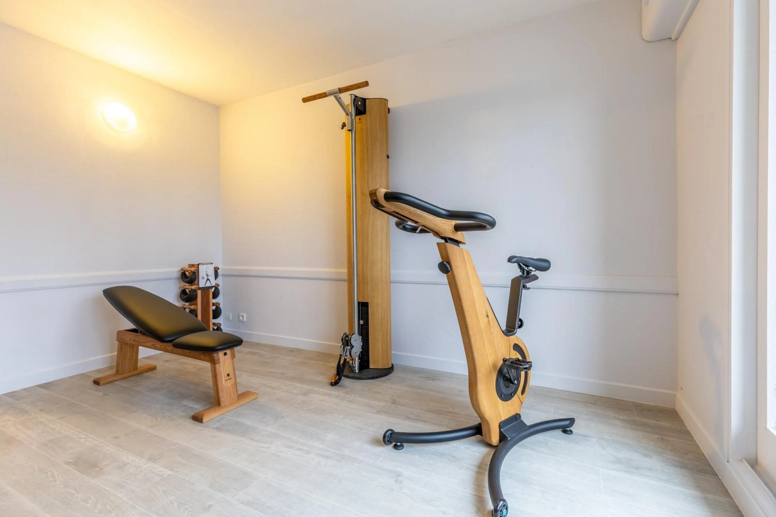 Fitness centre/facilities in Brit Hotel Le Parc Vichy