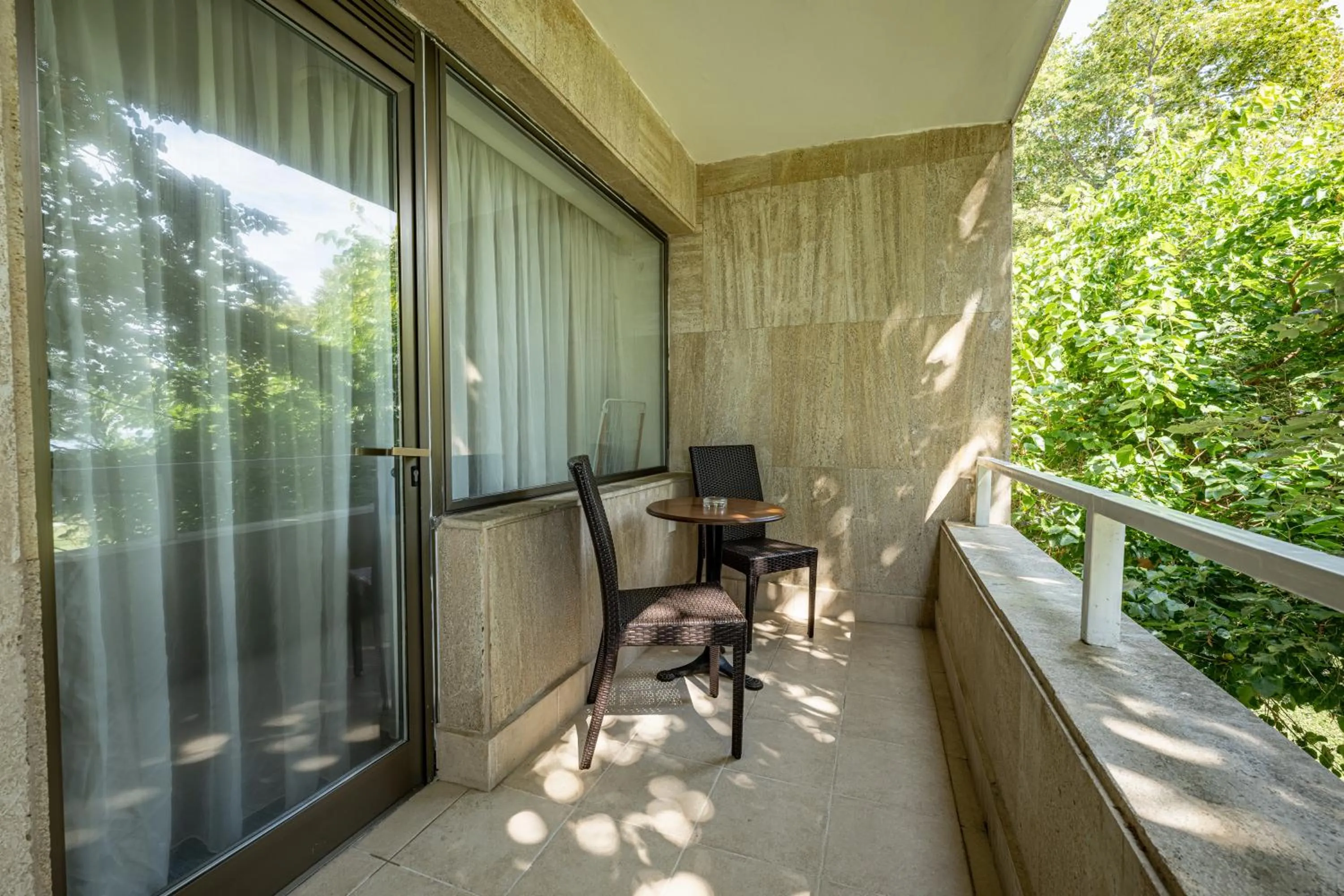 Balcony/Terrace in HVD Lotos Hotel - All Inclusive à-la-carte, Private Beach & Free Parking