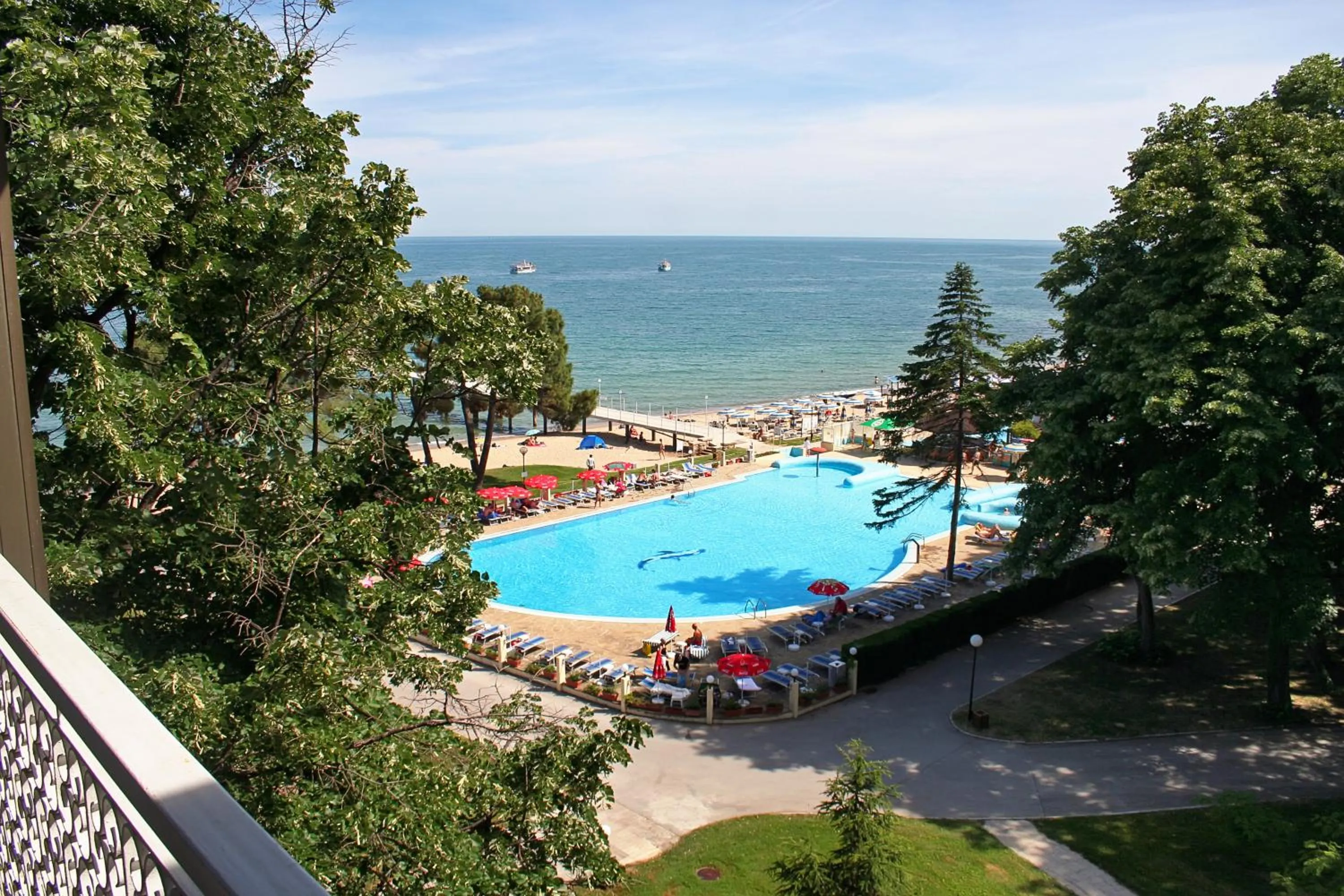 Swimming pool in HVD Lotos Hotel - All Inclusive à-la-carte, Private Beach & Free Parking