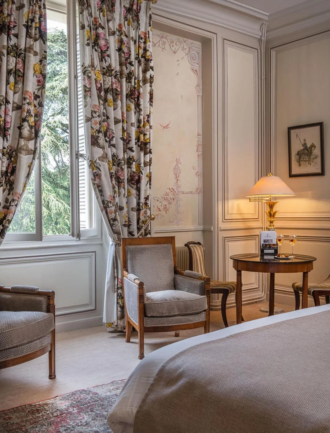 Bed in Chateau De Rochecotte