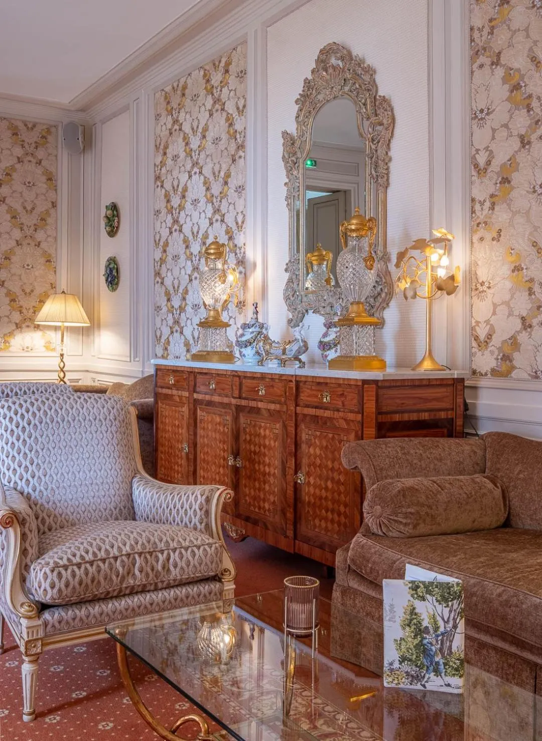 Living room in Chateau De Rochecotte