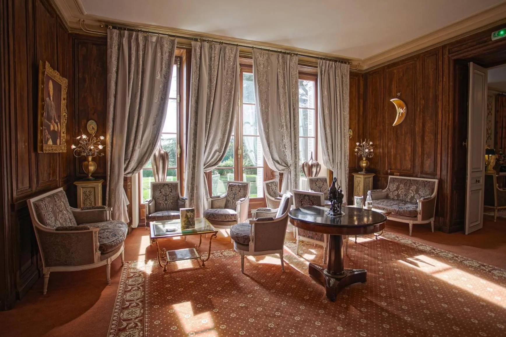 Living room in Chateau De Rochecotte