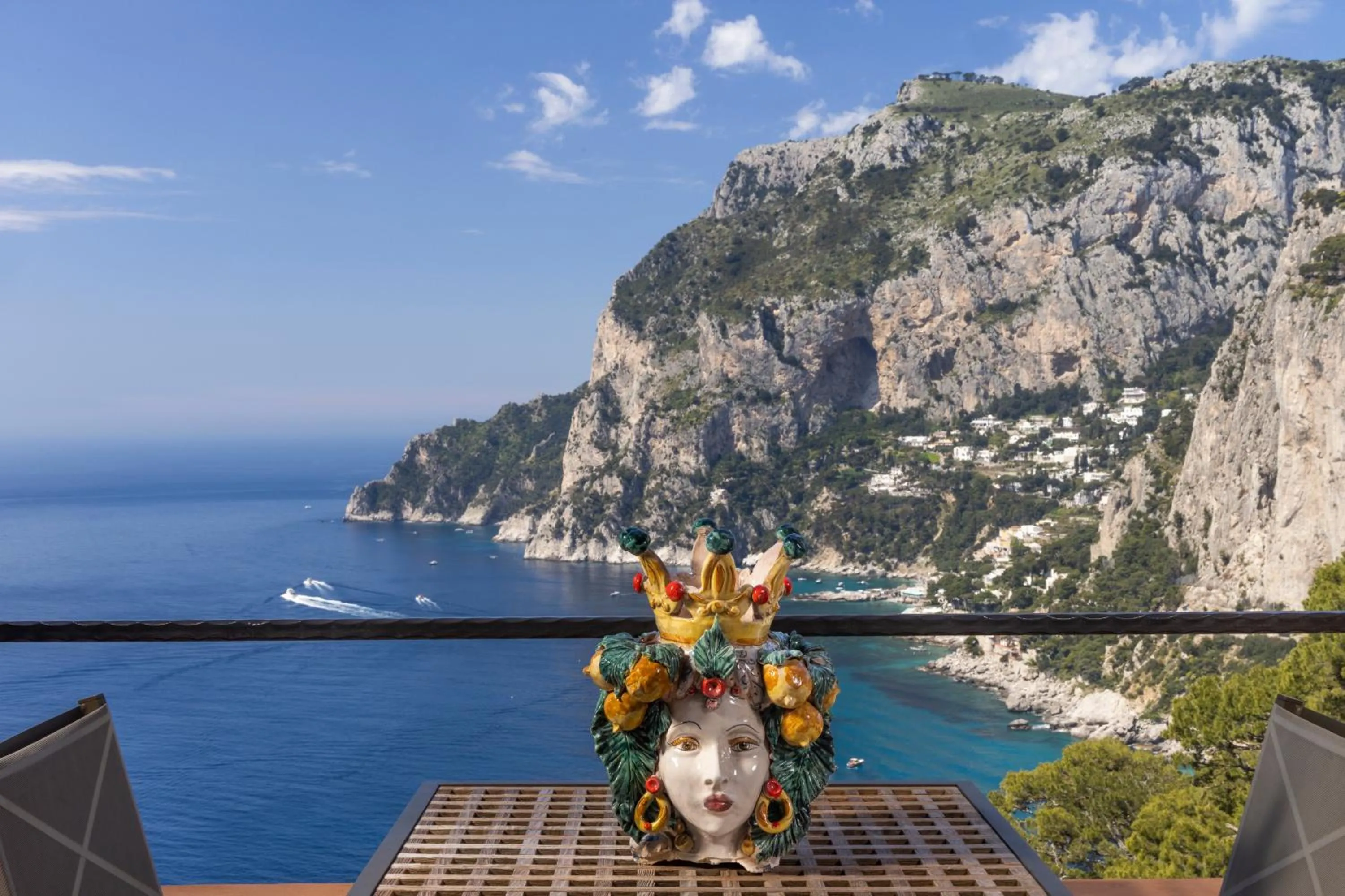 Decorative detail in Hotel Punta Tragara