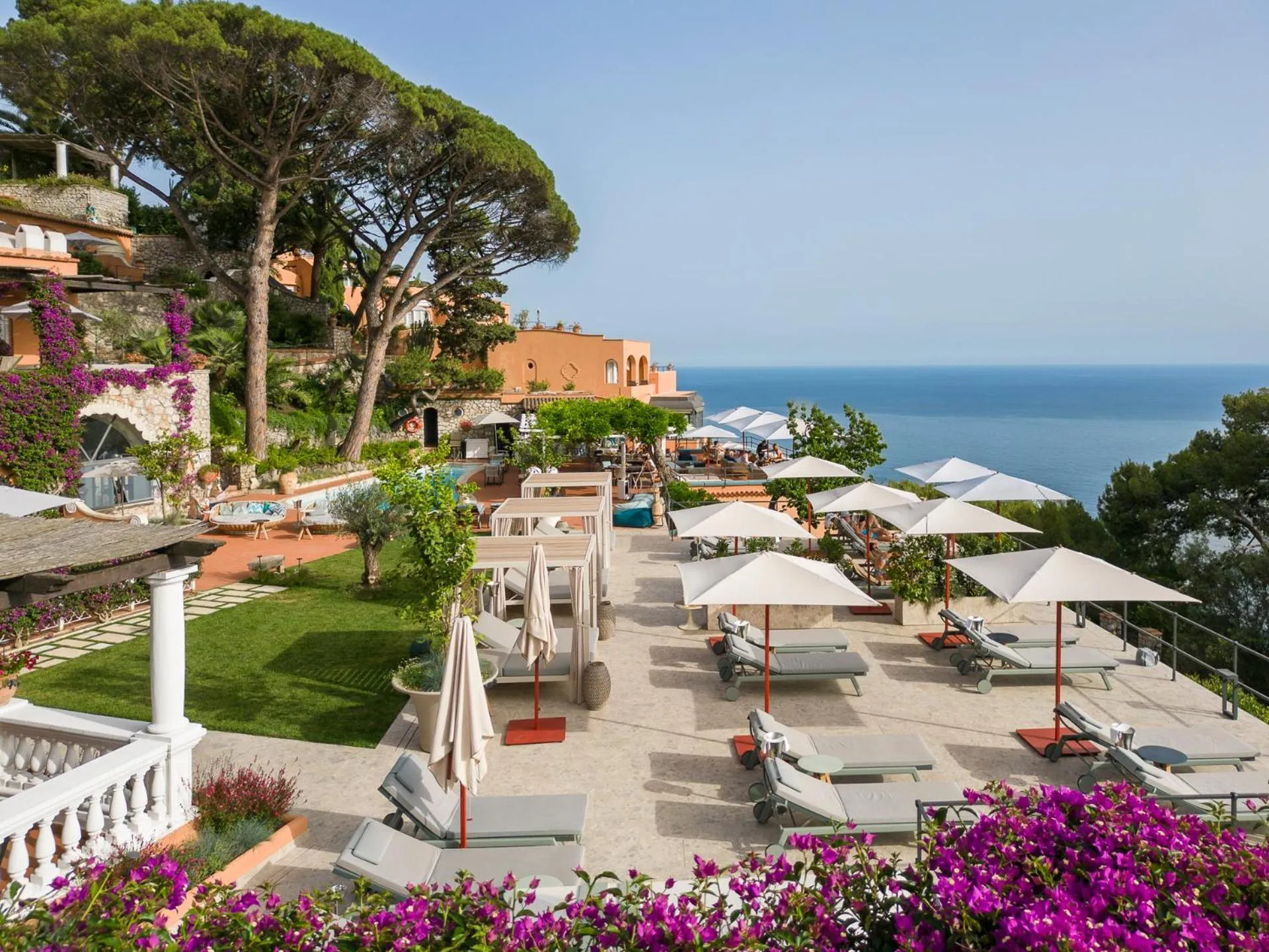 Bird's eye view in Hotel Punta Tragara