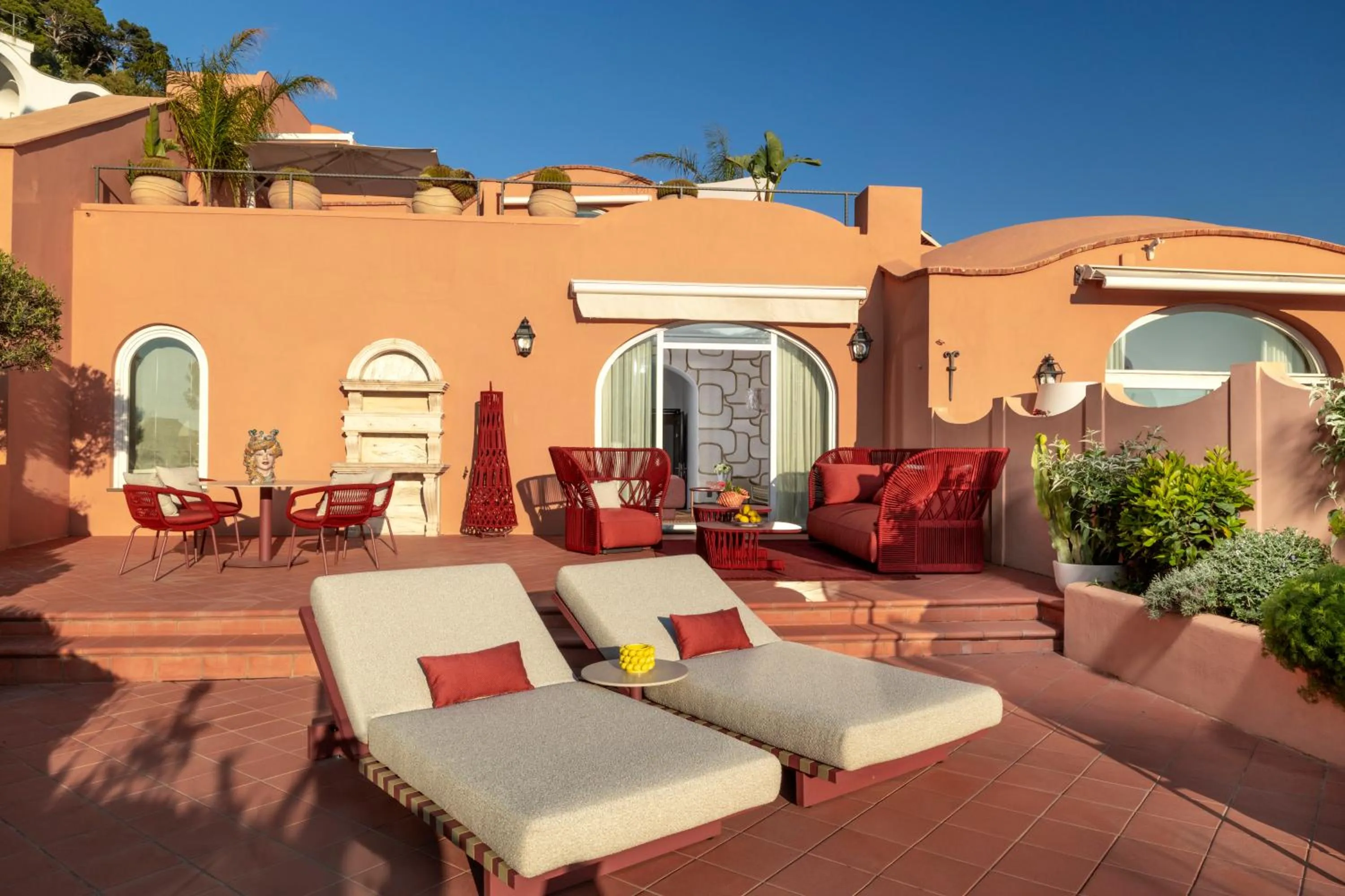 Balcony/Terrace in Hotel Punta Tragara