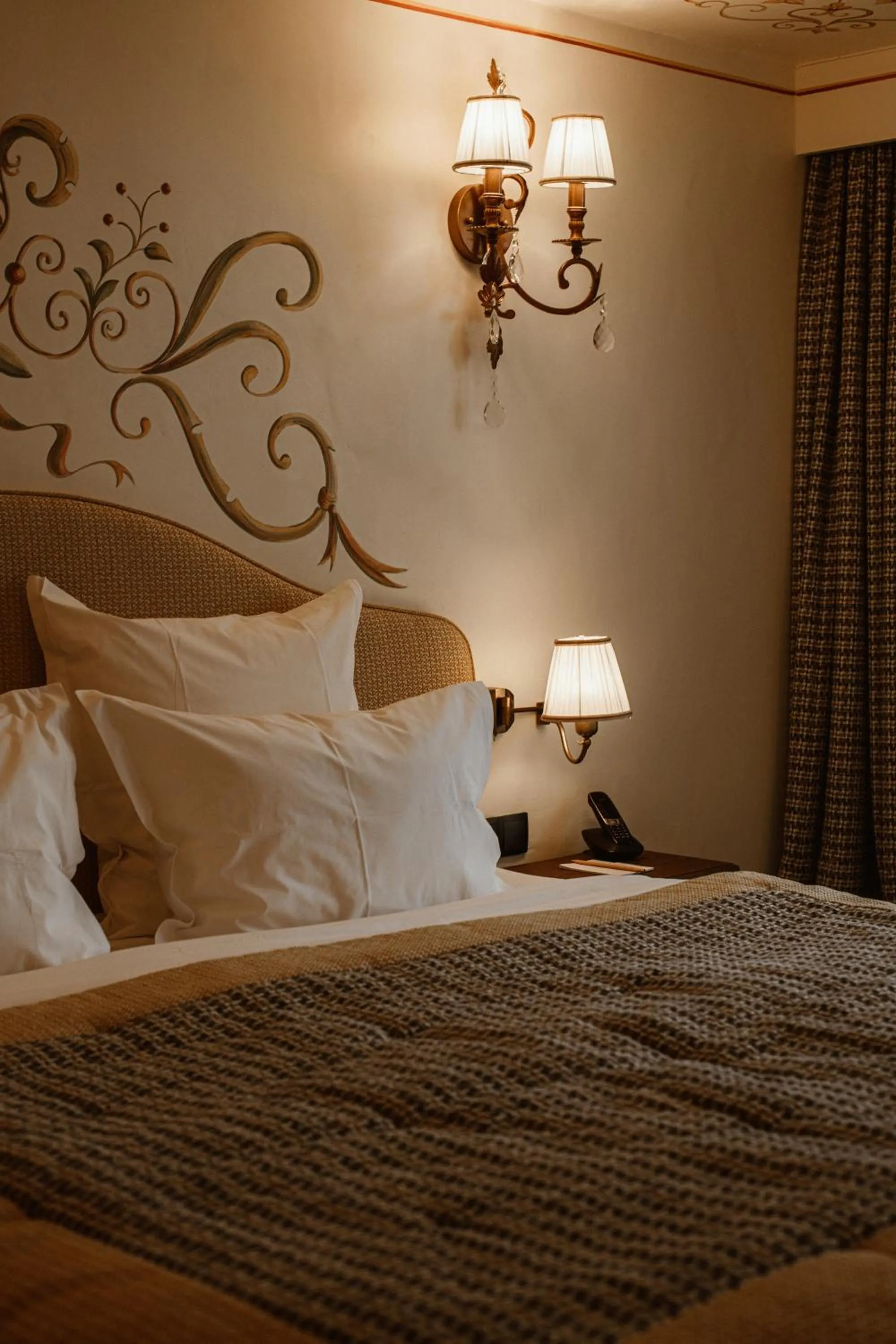 Bed in Hôtel de la Loze