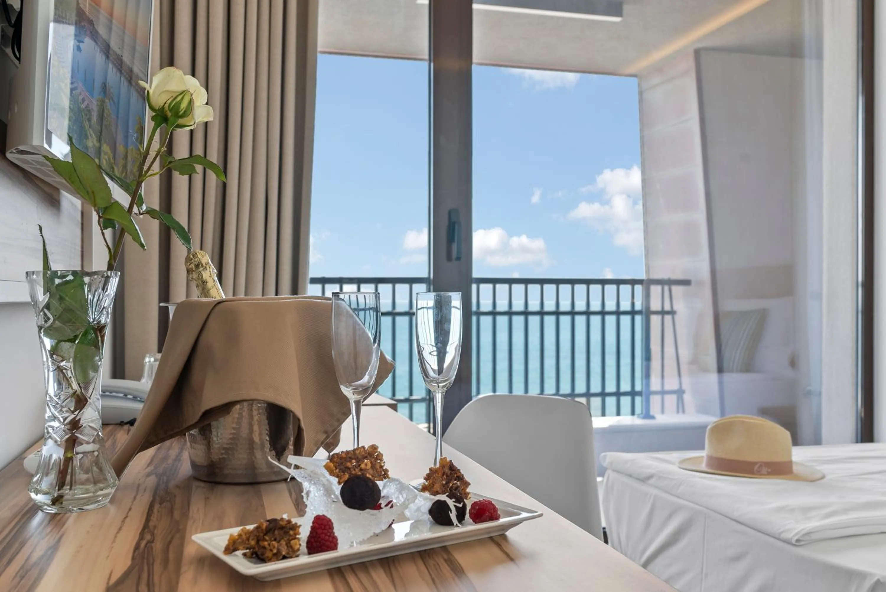 Sea view in HVD Nympha Hotel - Adults Only - Private Beach & Free Parking