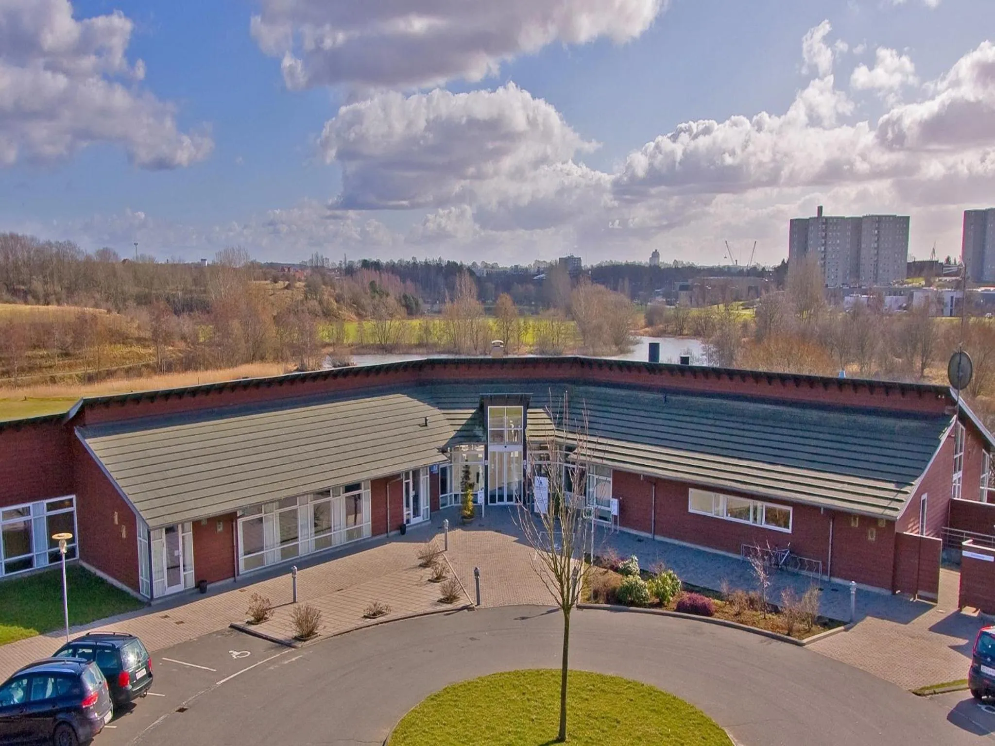 Facade/entrance in Danhostel Fredericia