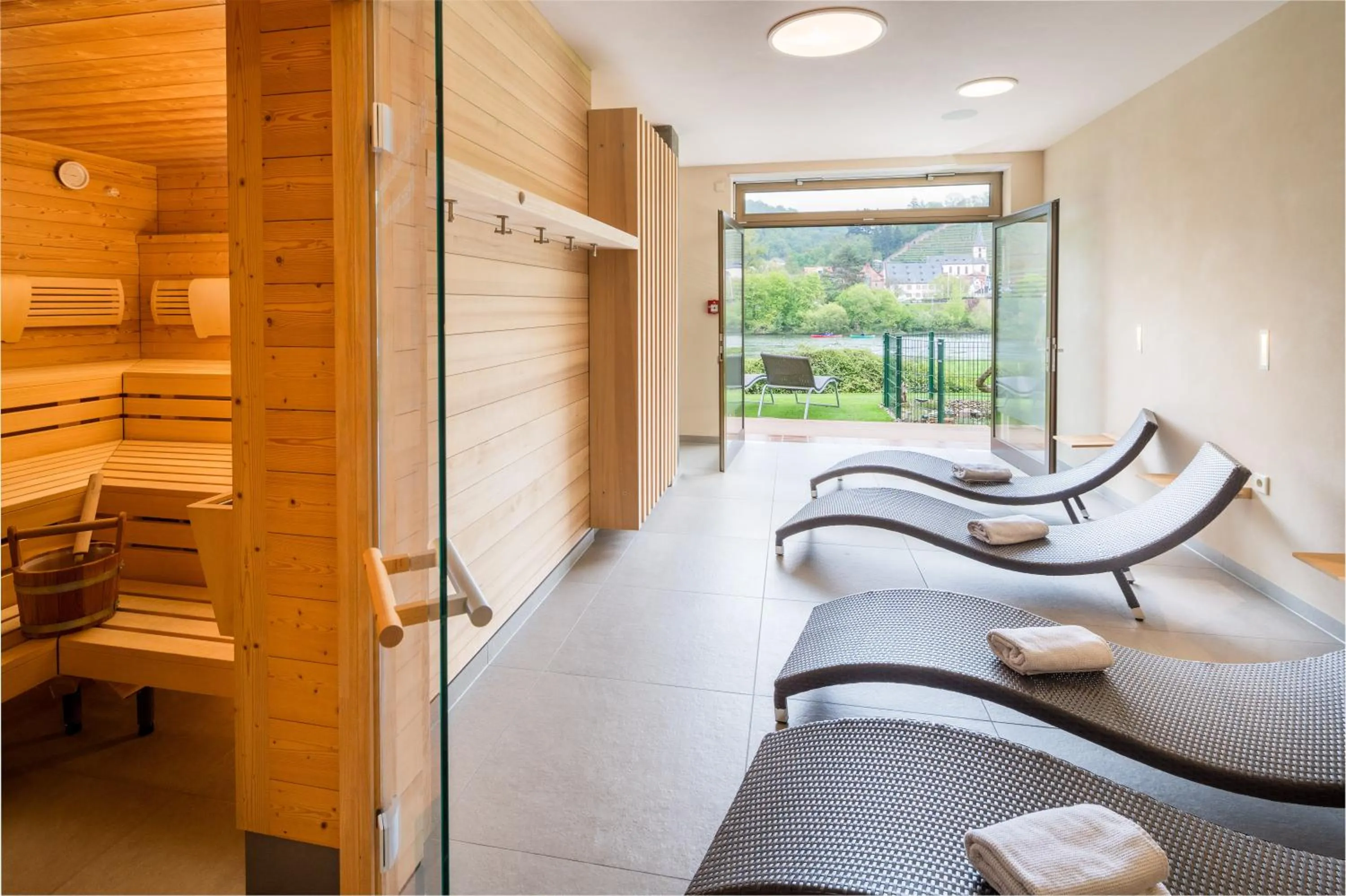 Sauna in Hotel Straubs Schöne Aussicht