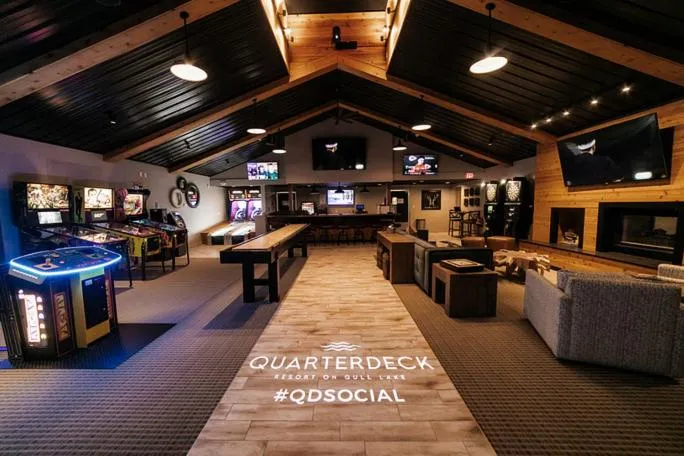 Game Room in Quarterdeck Resort