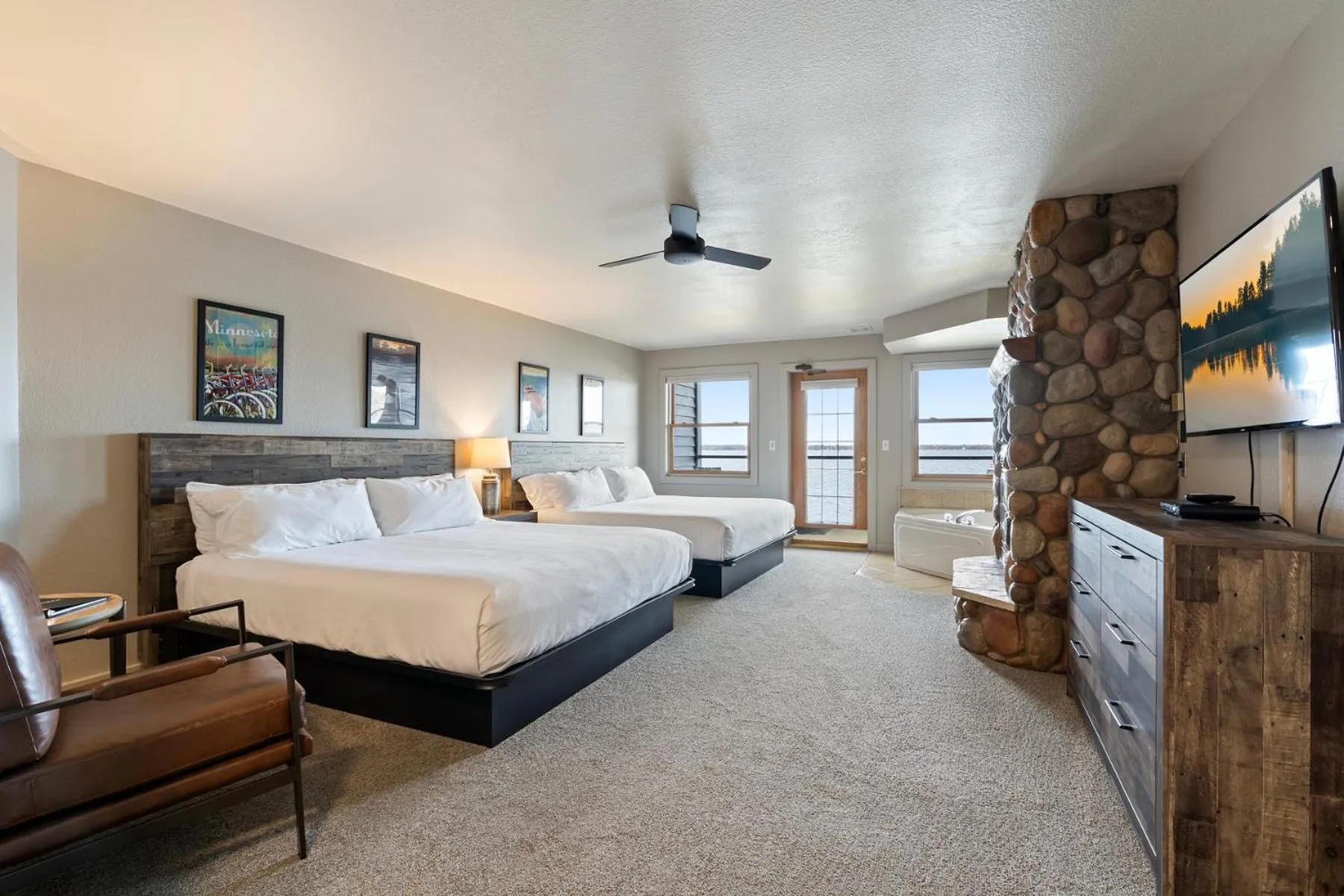 Bed in Quarterdeck Resort