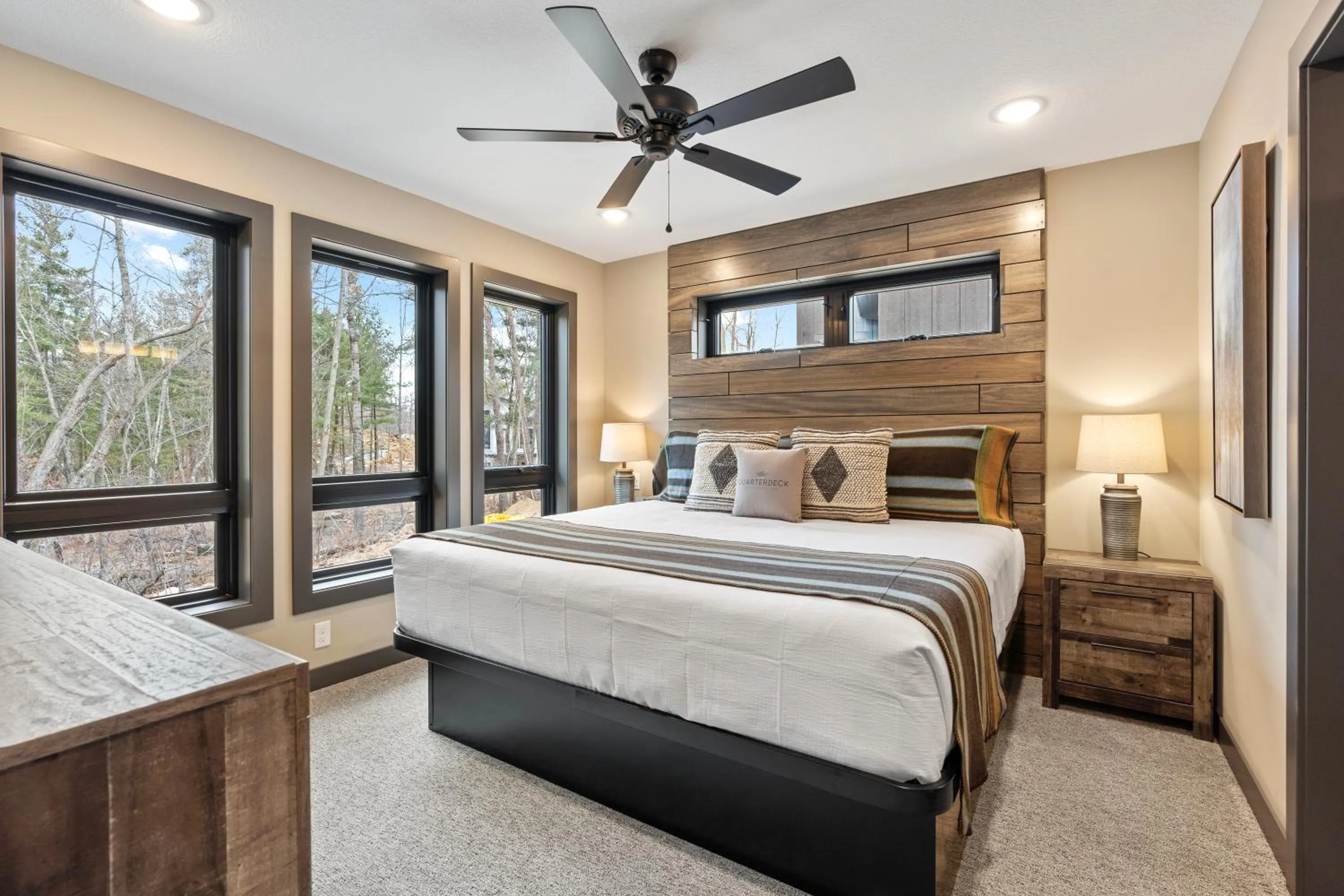 Bed in Quarterdeck Resort