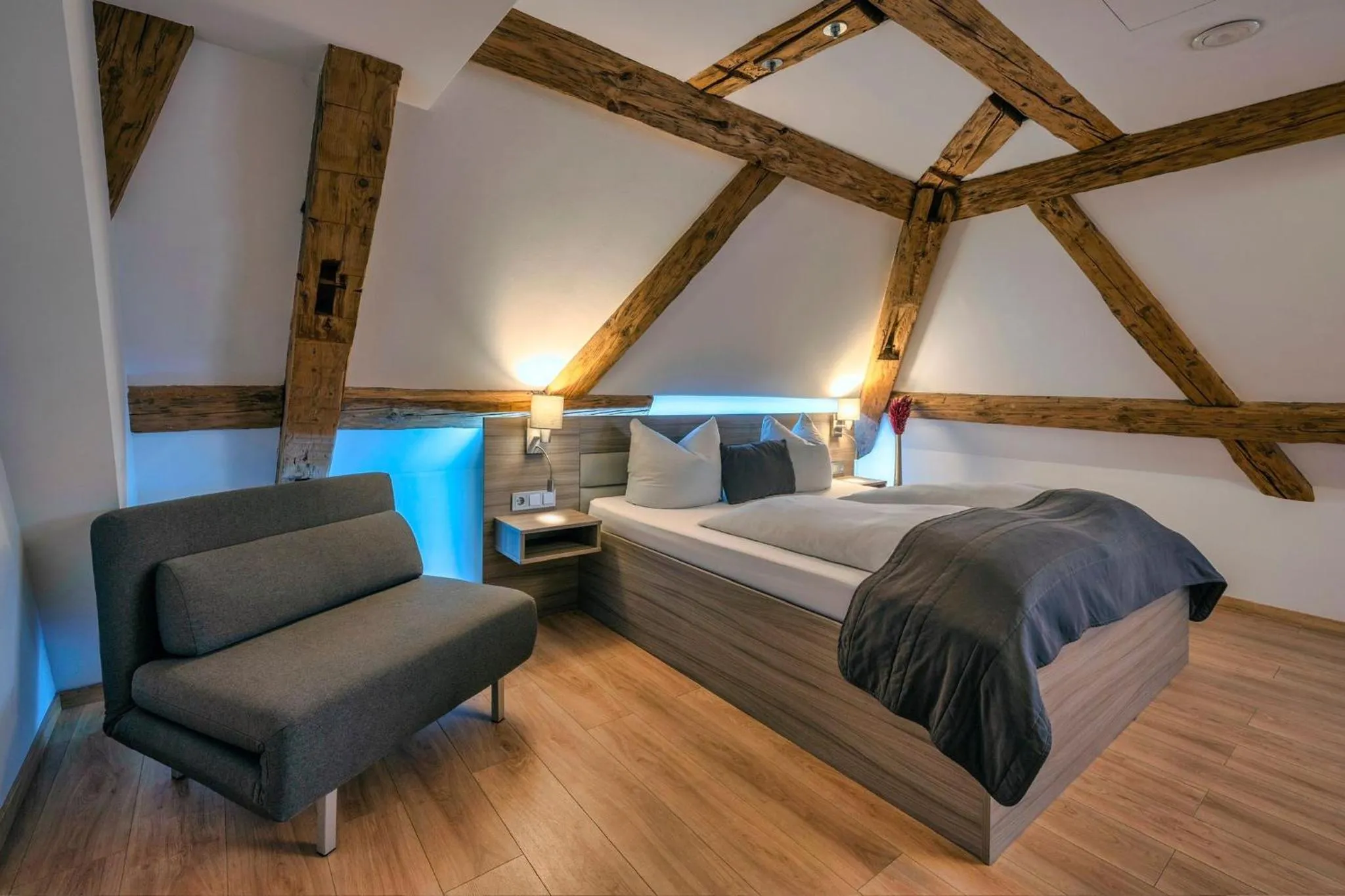 Bed in Hotel & Restaurant Adler Ittendorf - 24h Self-CheckIn