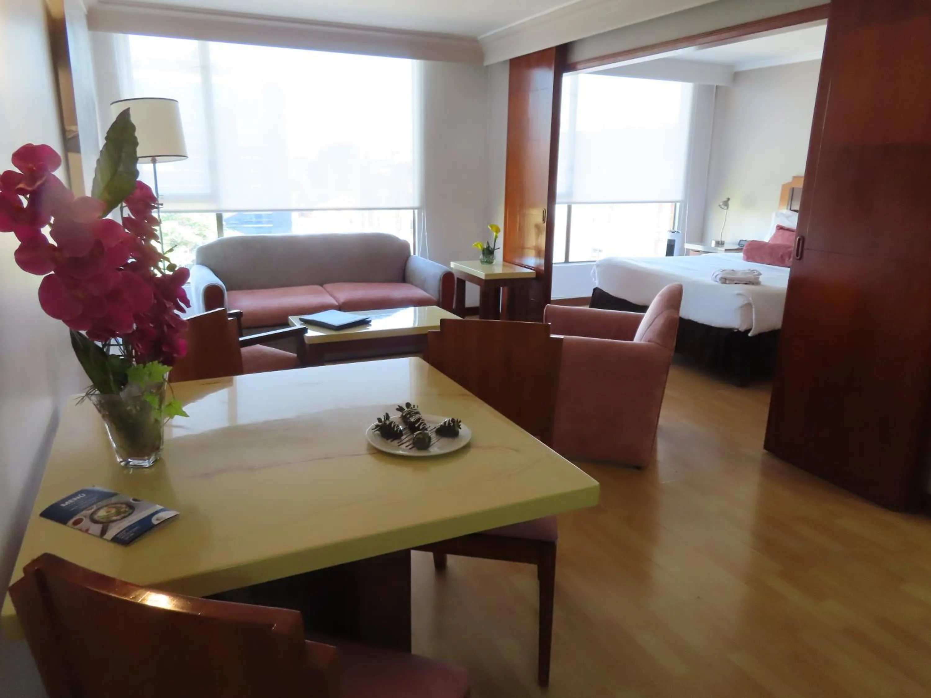 Seating area, Bed in Lancaster House