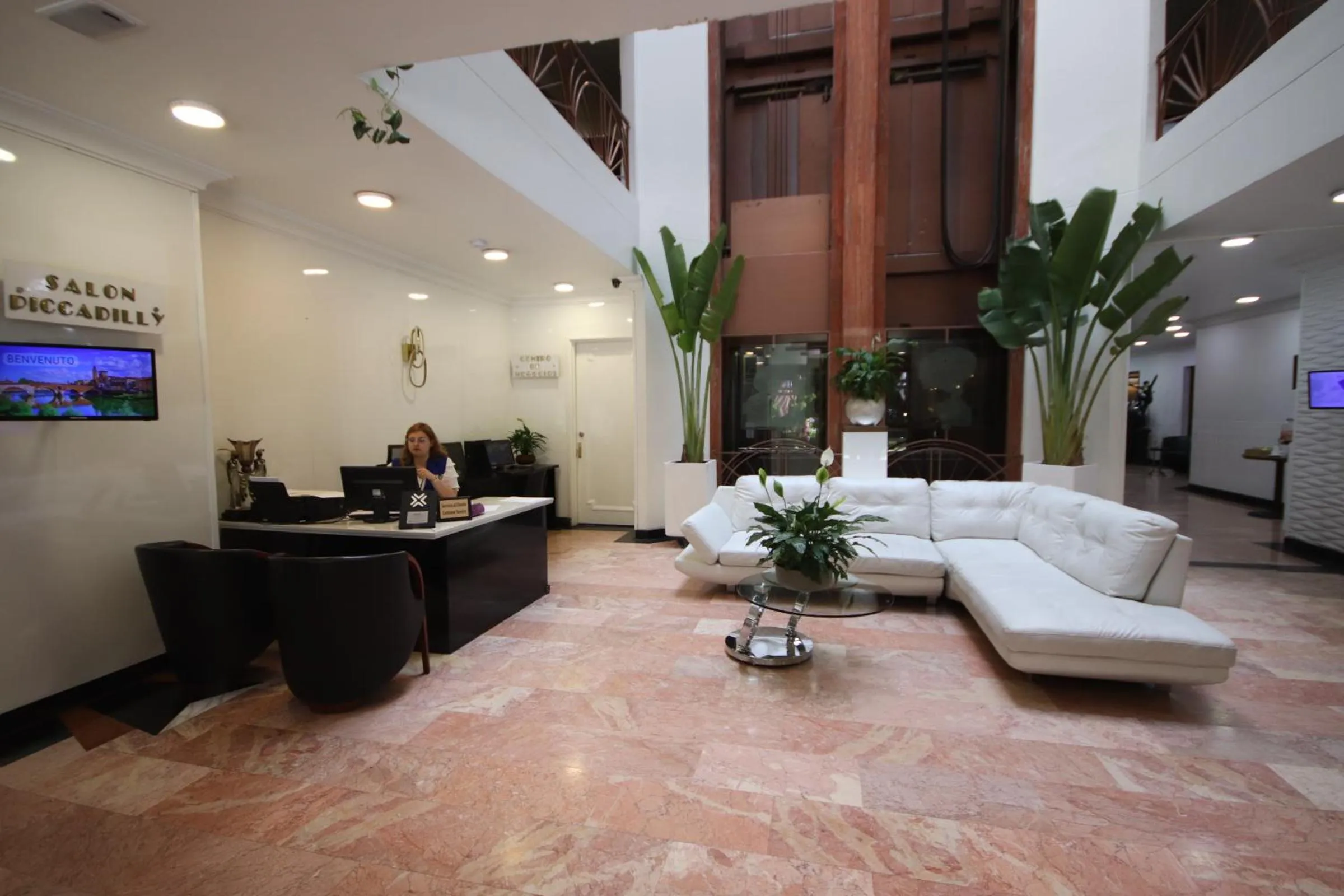 Lobby or reception in Lancaster House