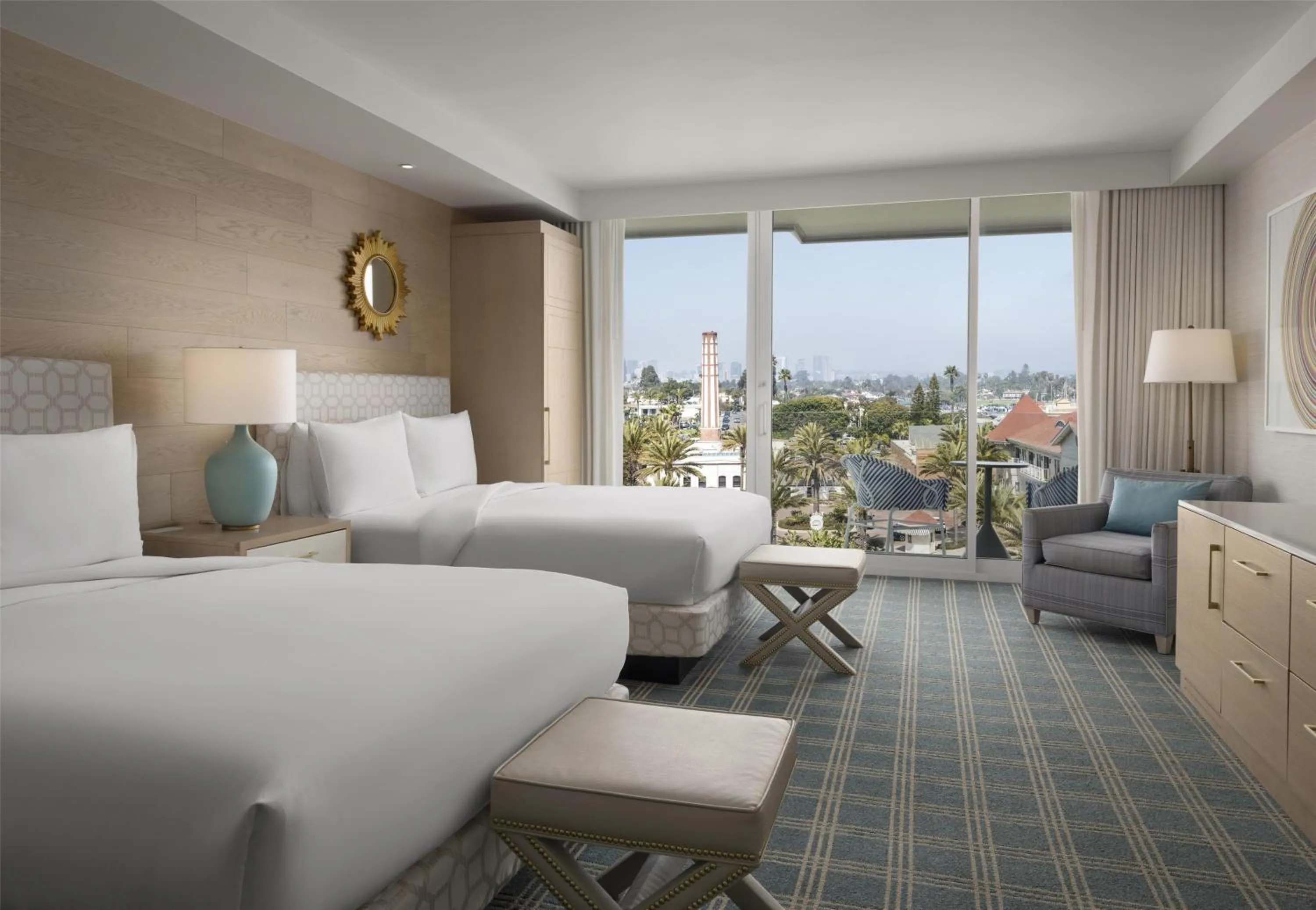 Bed in Hotel del Coronado, Curio Collection by Hilton