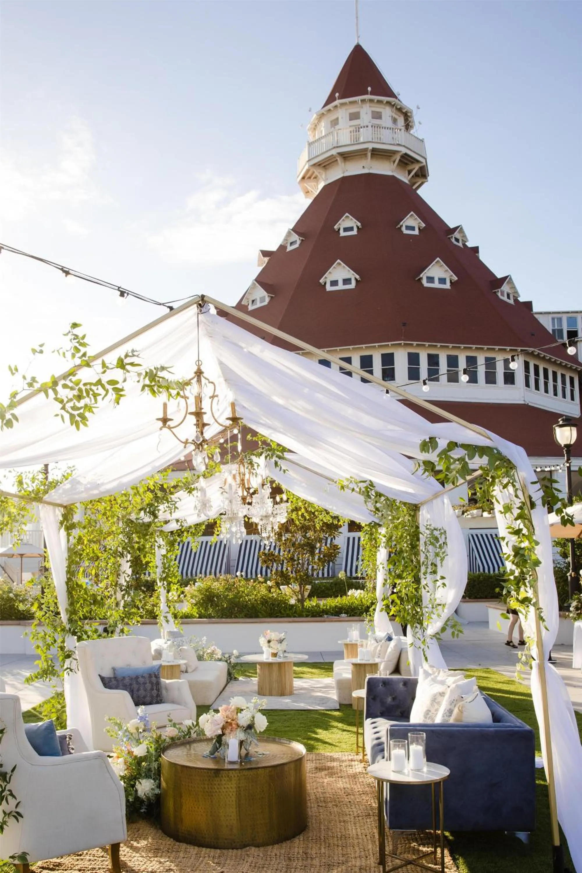 wedding in Hotel del Coronado, Curio Collection by Hilton