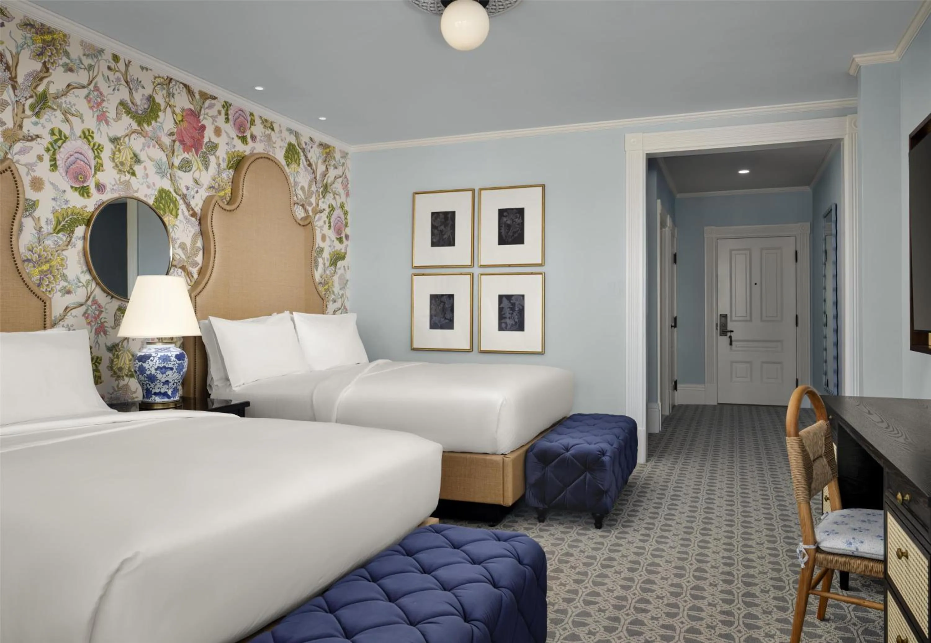 Bed in Hotel del Coronado, Curio Collection by Hilton