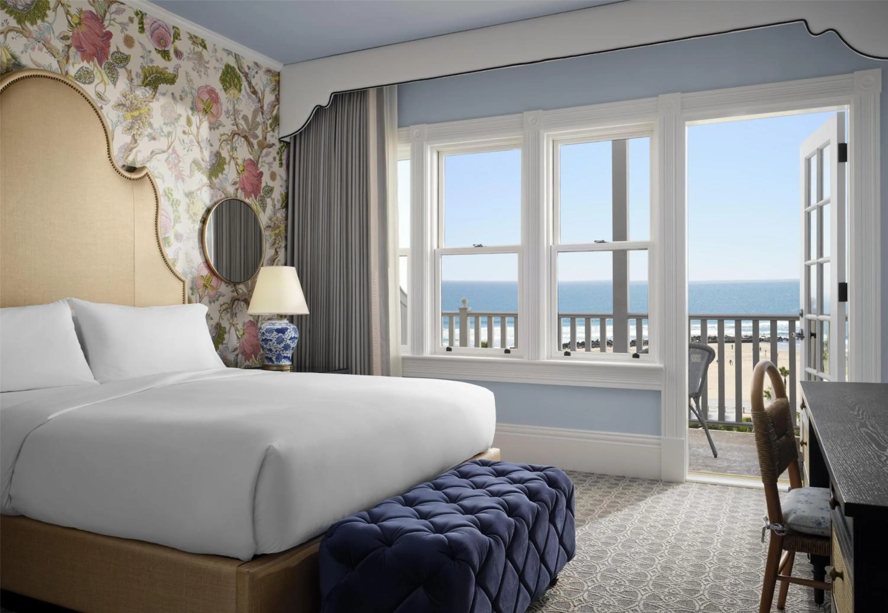 Bed in Hotel del Coronado, Curio Collection by Hilton