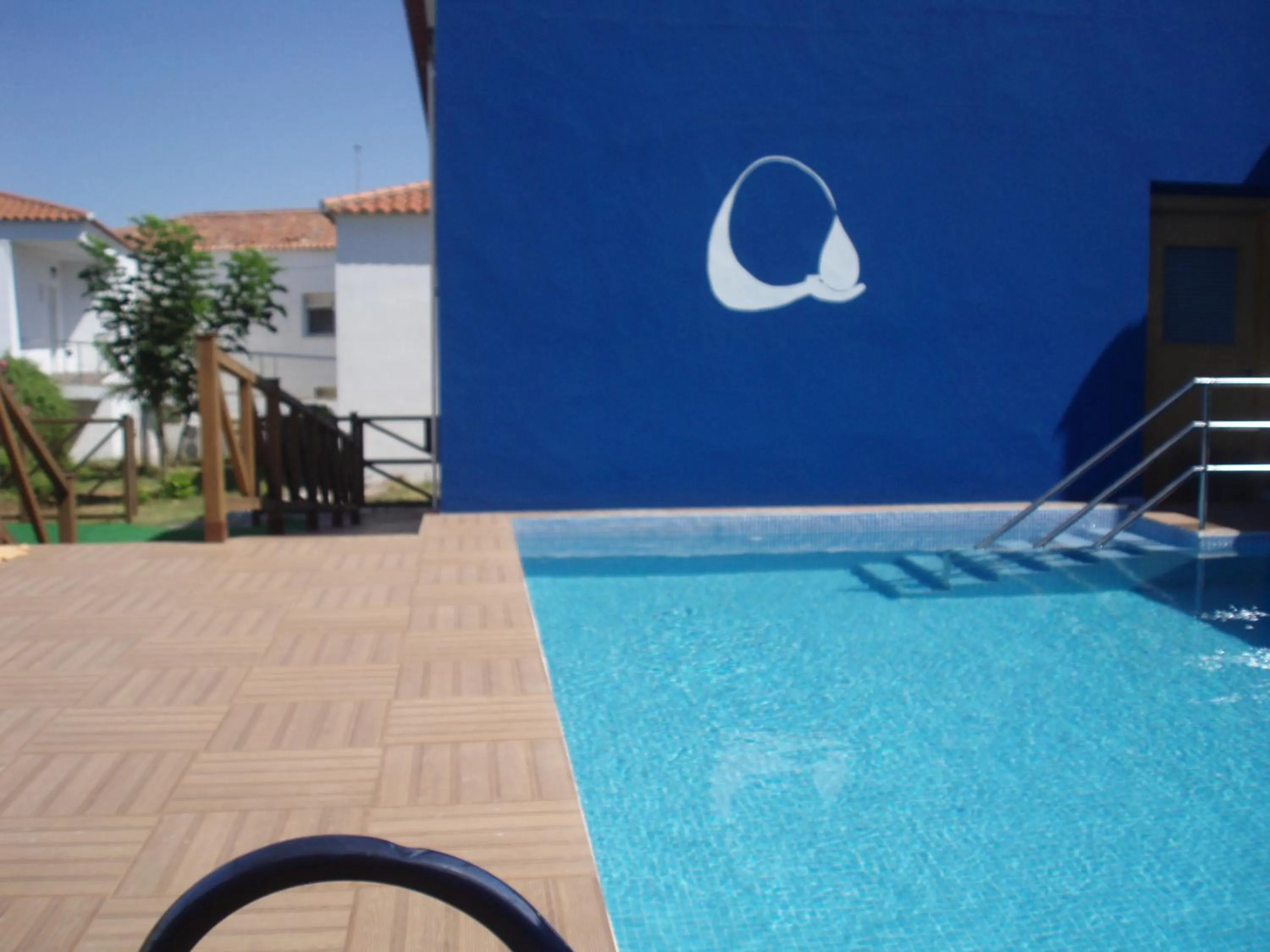 Pool view in Hotel Balneario Fuentes del Trampal