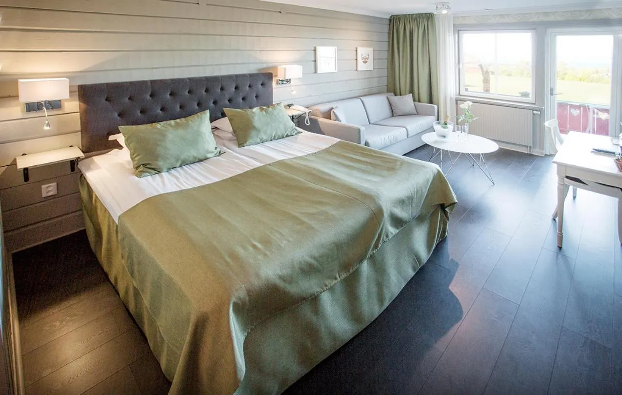 Bed in Tällbergsgårdens Hotell