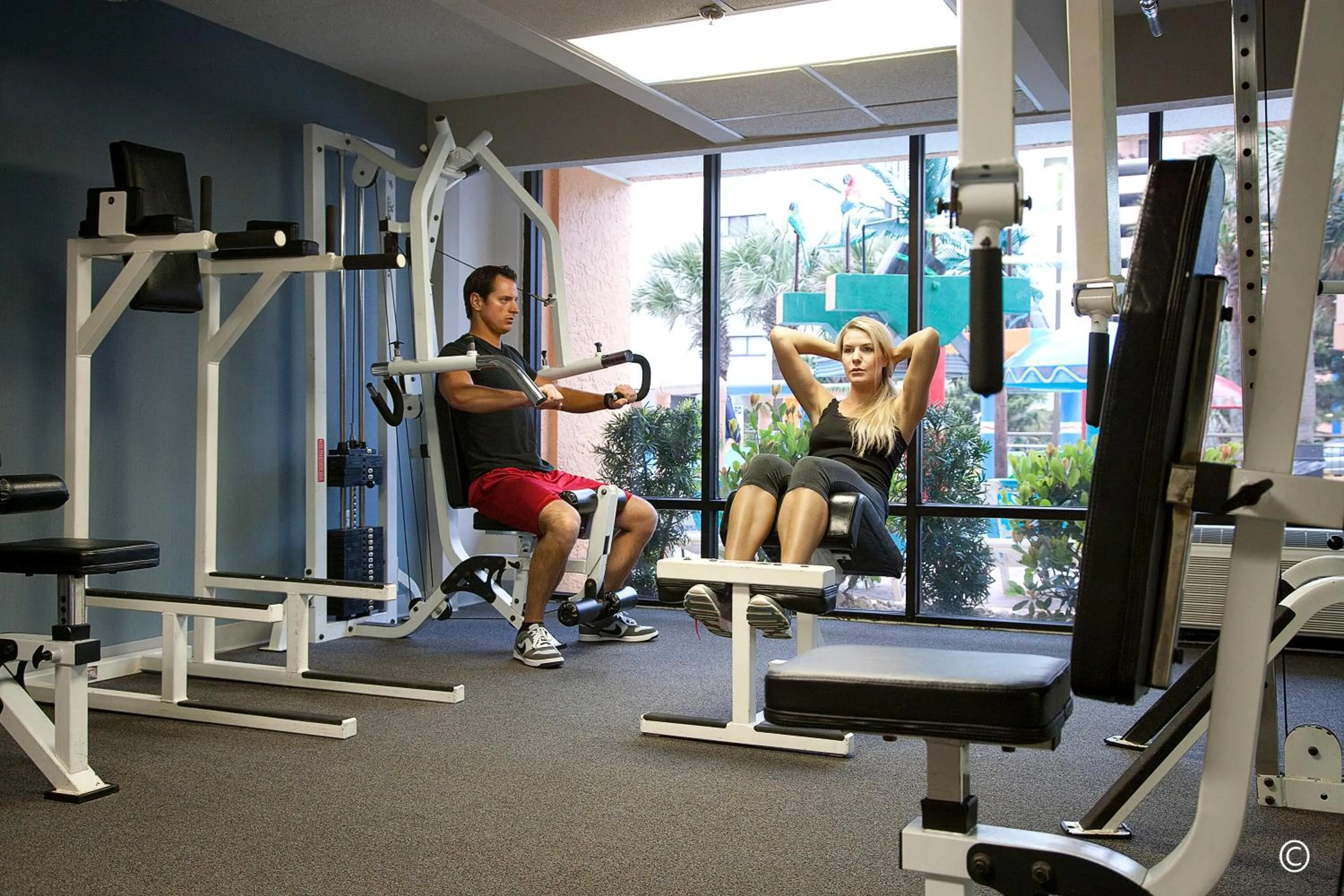 Fitness centre/facilities in Caravelle Resort
