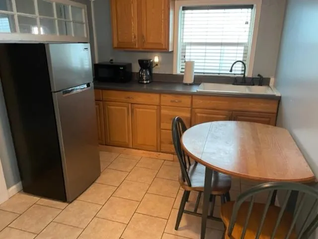 Kitchen or kitchenette in Riverside Lodge at Chimney Rock