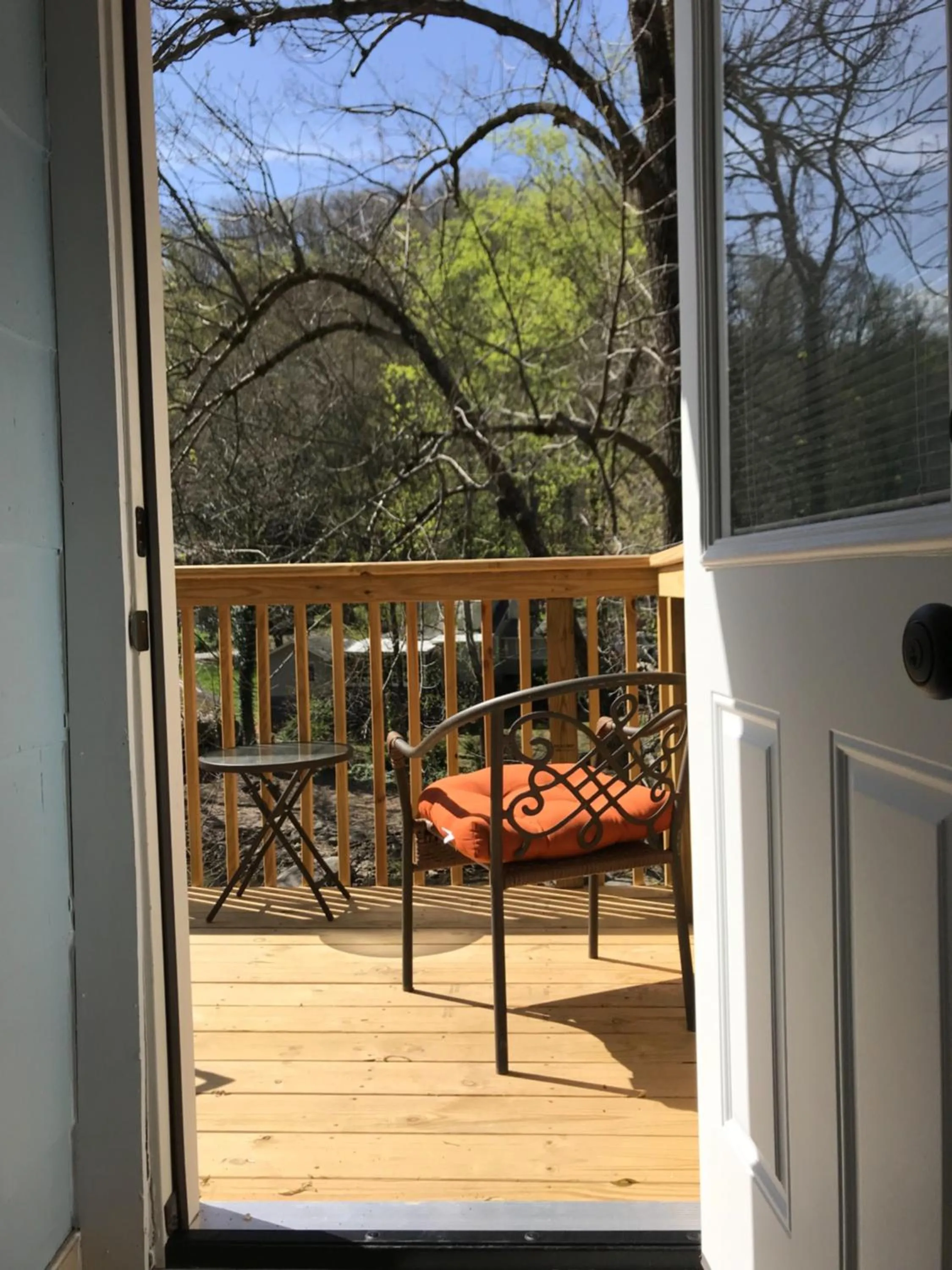 Balcony/Terrace in Riverside Lodge at Chimney Rock