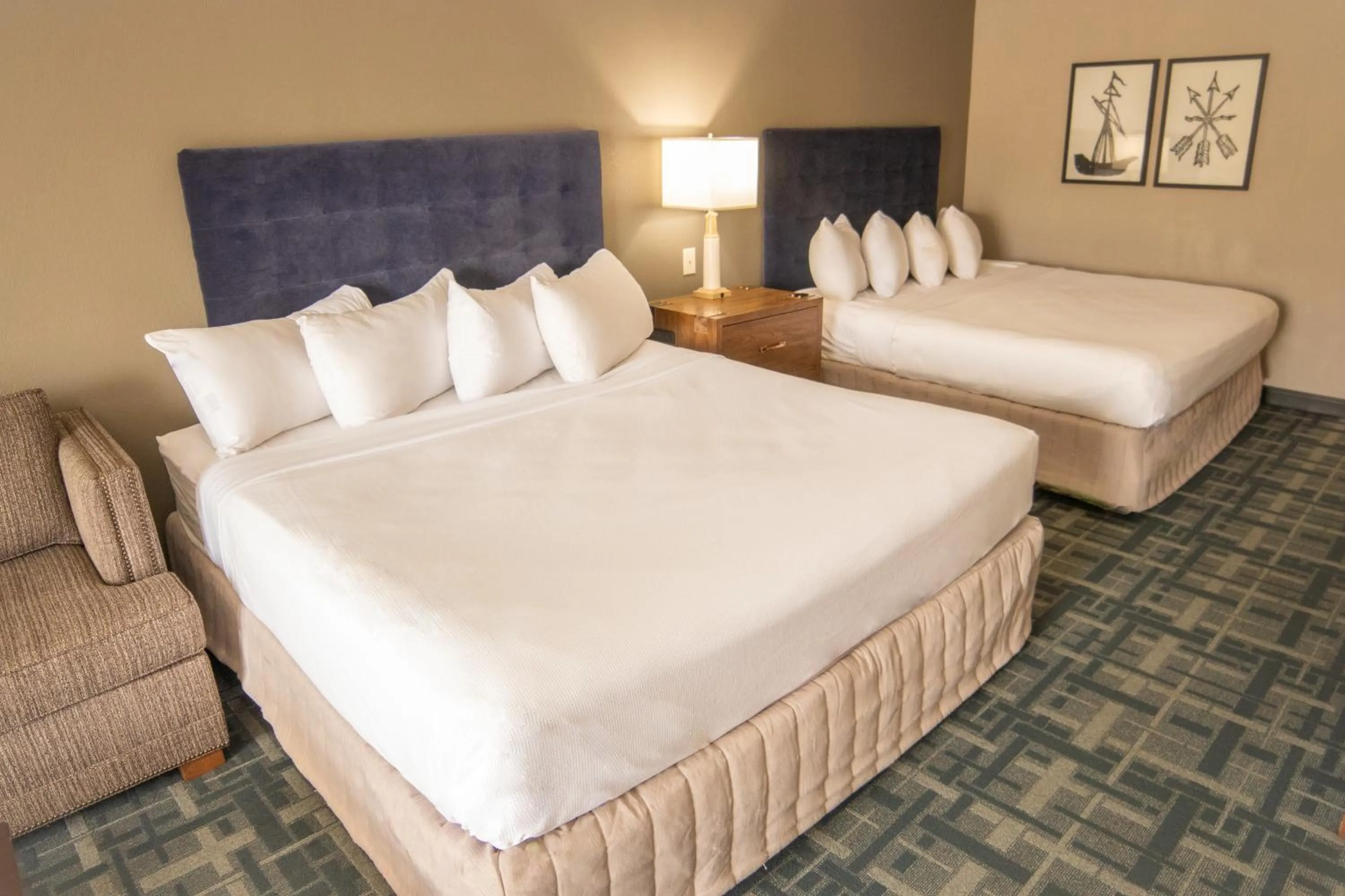 Bed in Hotel 1620 Plymouth Harbor