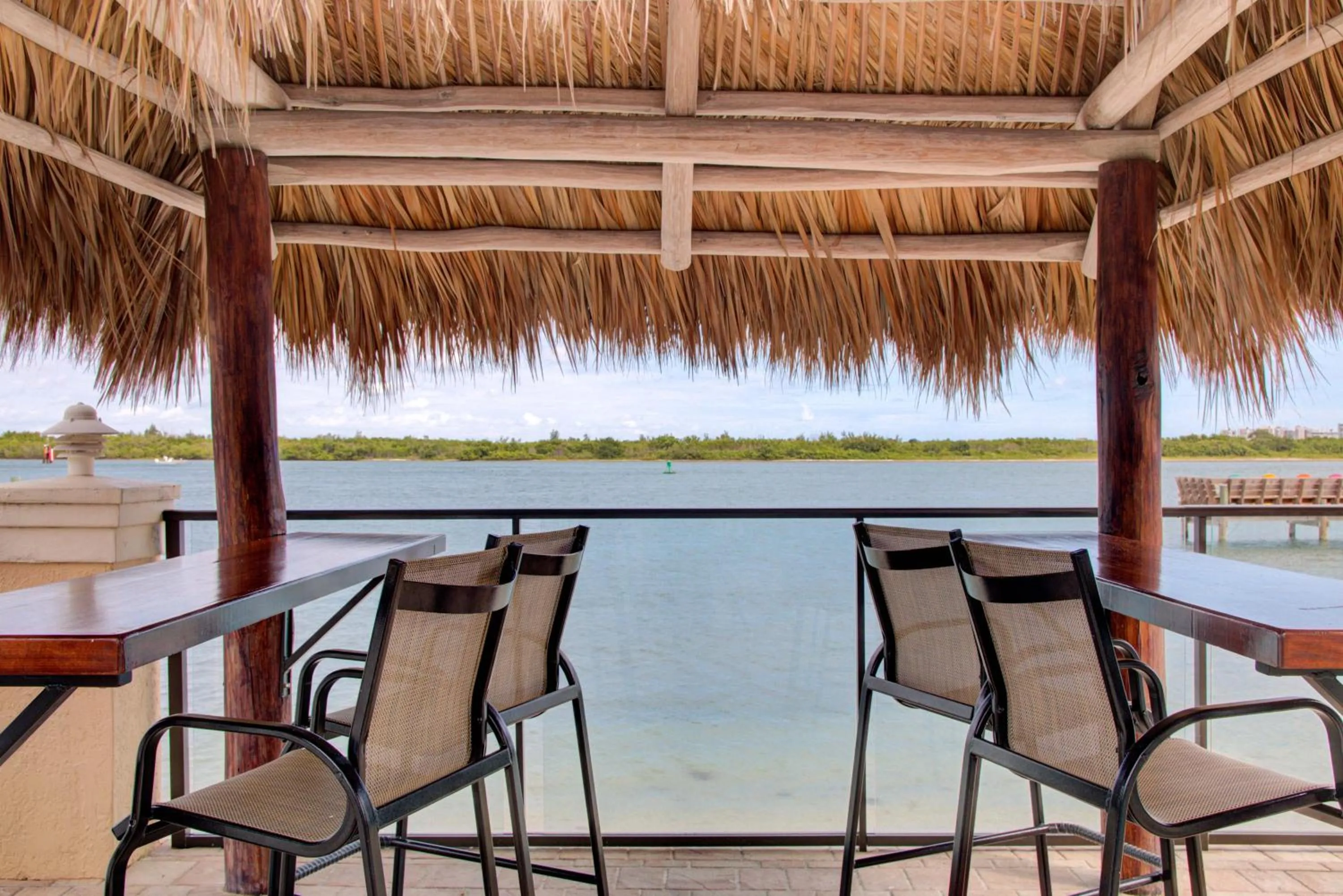 Patio in Hutchinson Island Hotel