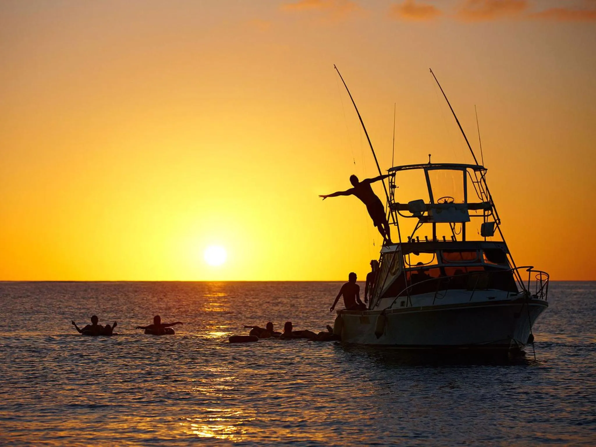 Beach in Mantaray Island Resort