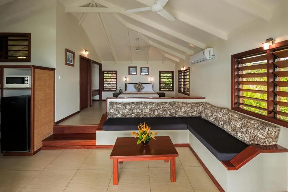 Bed in Volivoli Beach Resort