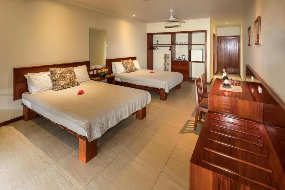 Bed in Volivoli Beach Resort