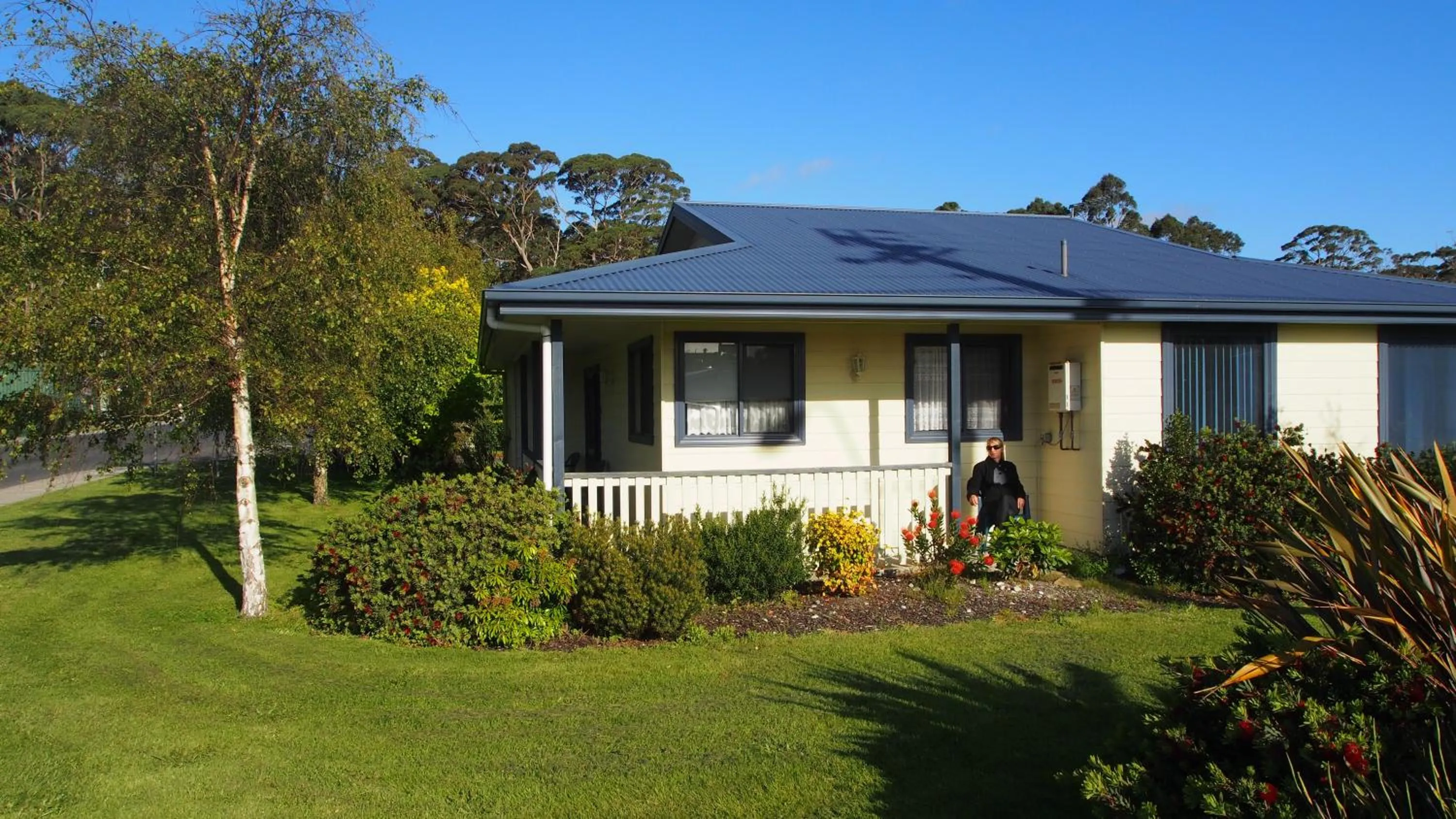 Property building in Strahan Retreat Holiday Park