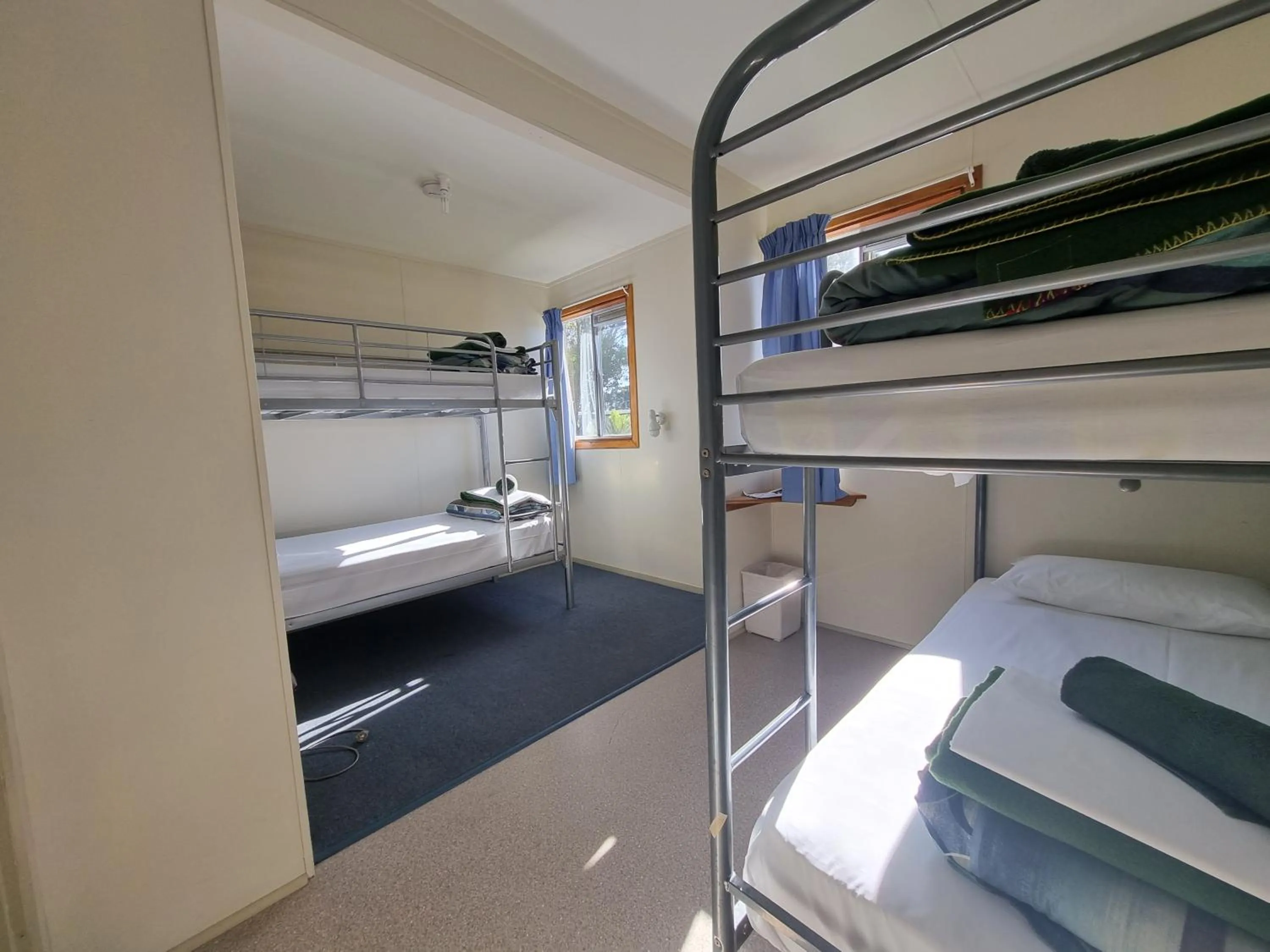 Bed in Strahan Retreat Holiday Park