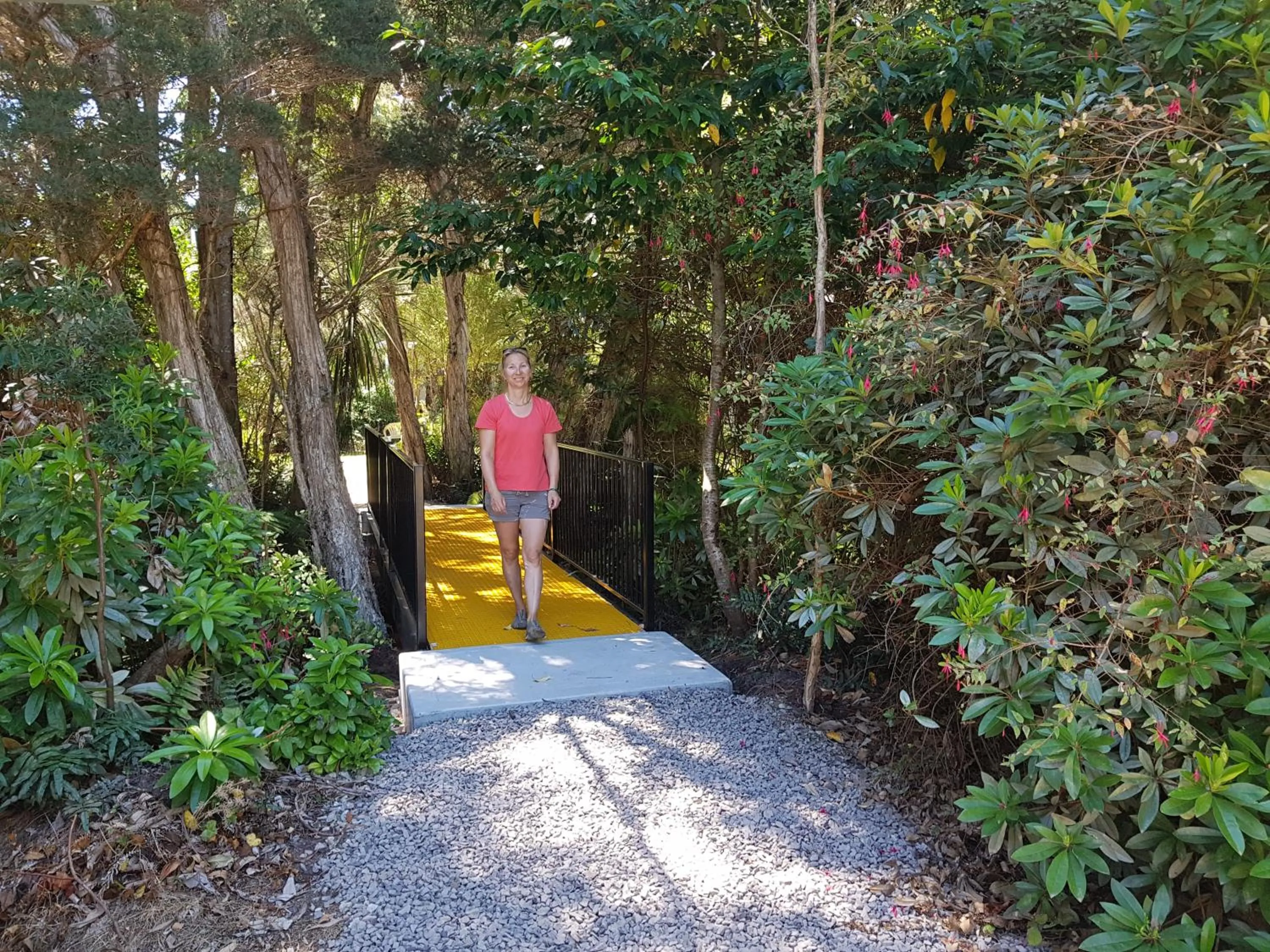 Garden in Strahan Retreat Holiday Park