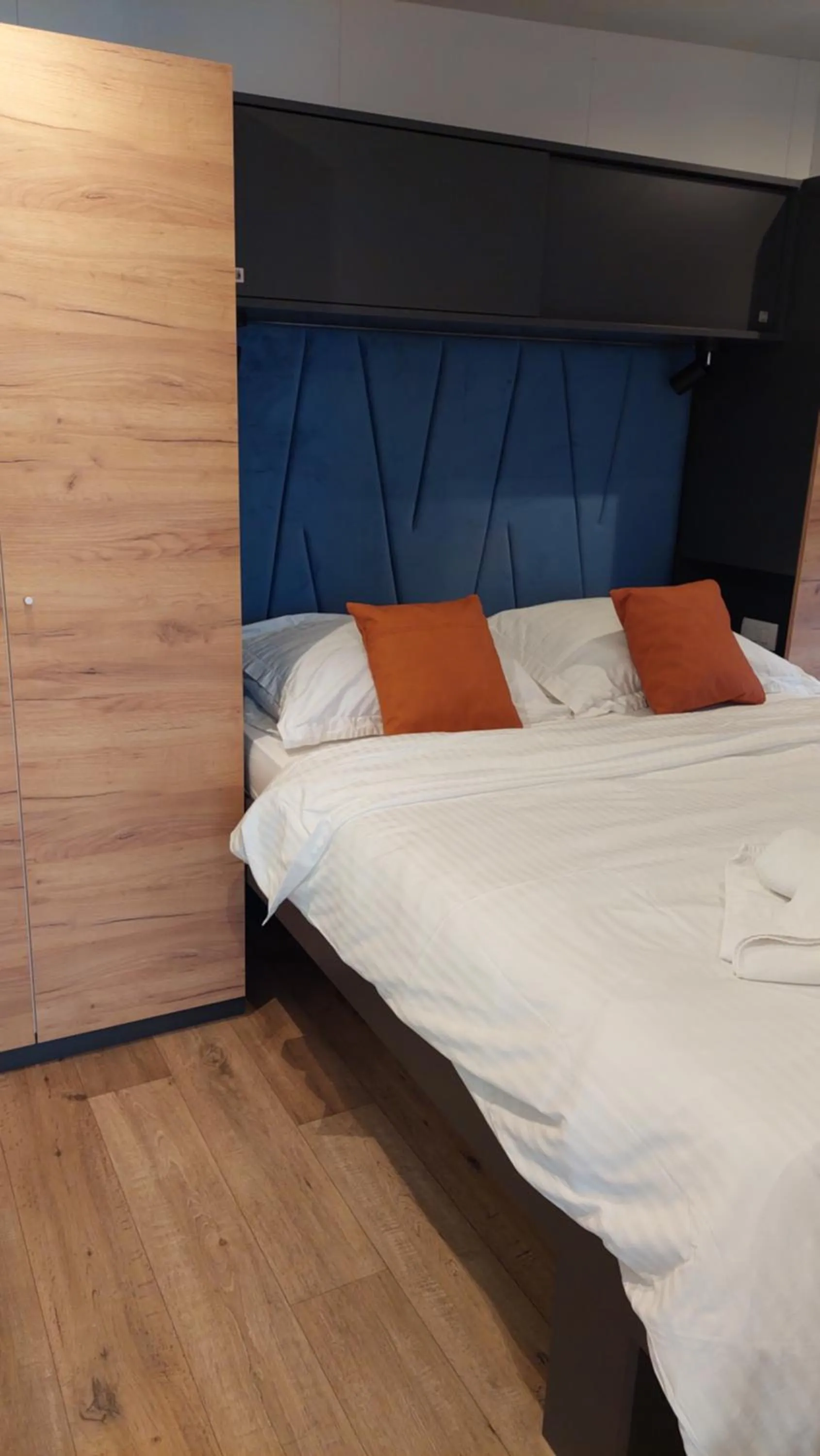 Bedroom, Bed in Lavanda Mobile Homes & Villas