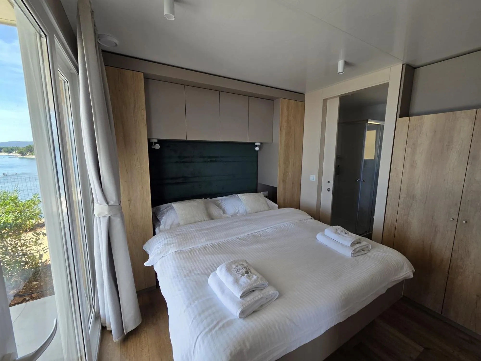 Bedroom, Bed in Lavanda Mobile Homes & Villas