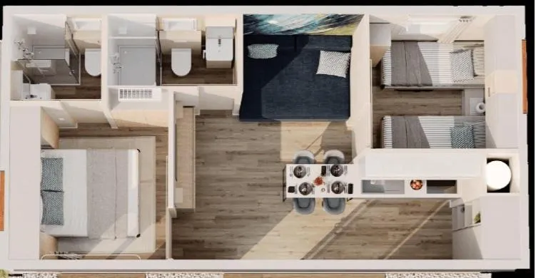 Floor plan in Lavanda Mobile Homes & Villas