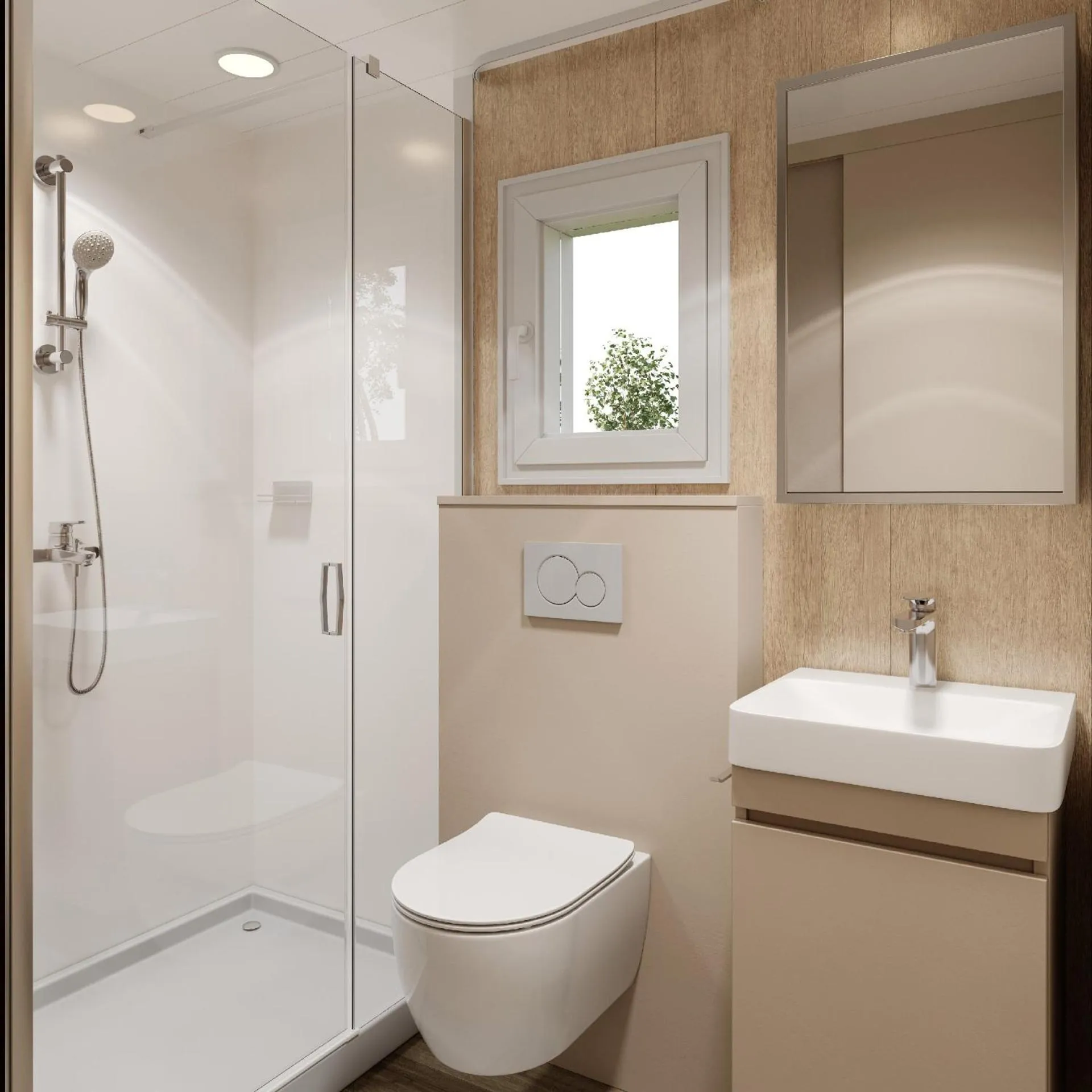 Bathroom in Lavanda Mobile Homes & Villas